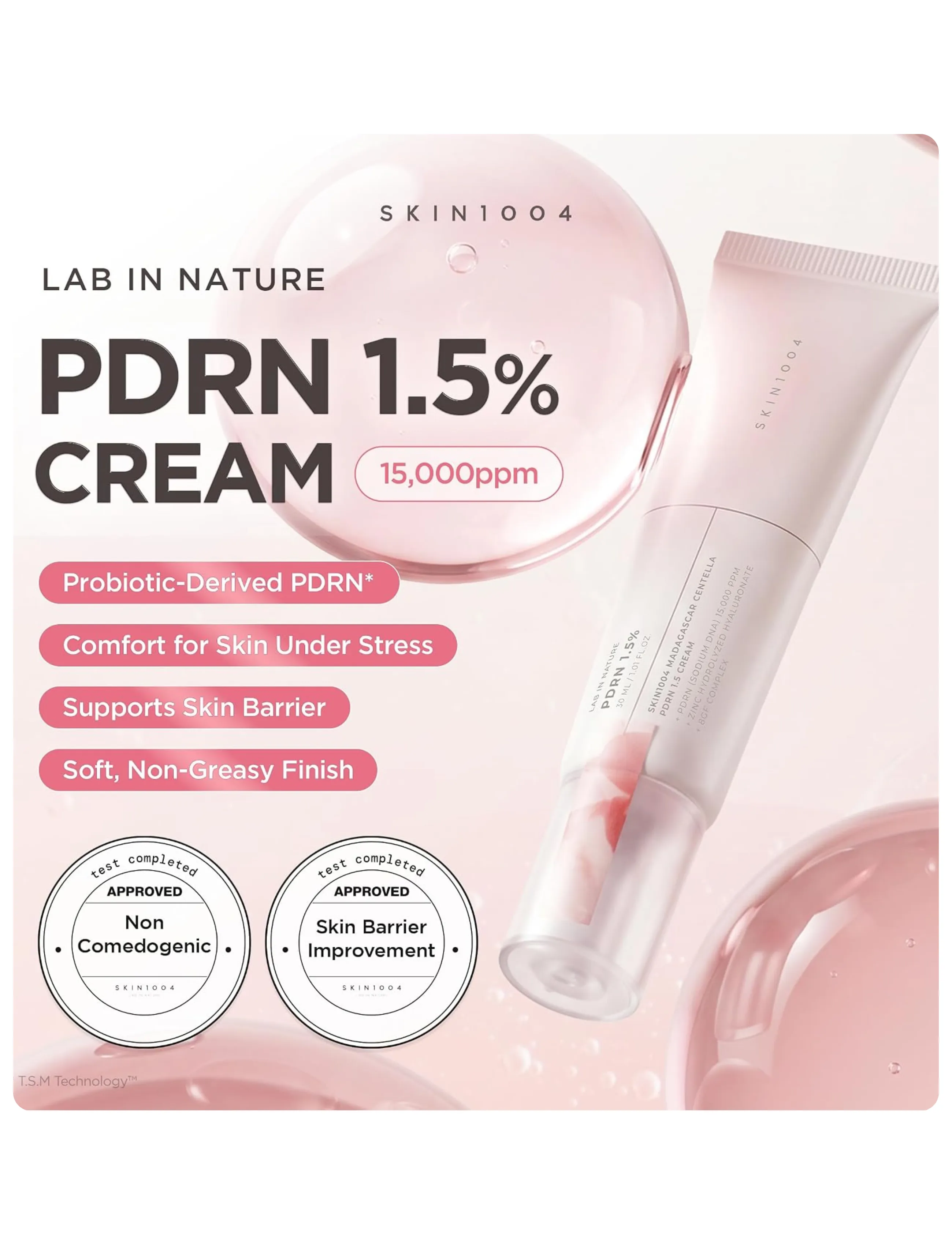 SKIN1004 - Madagascar Centella PDRN 1.5 Cream - fuktkrämer - clear - 0