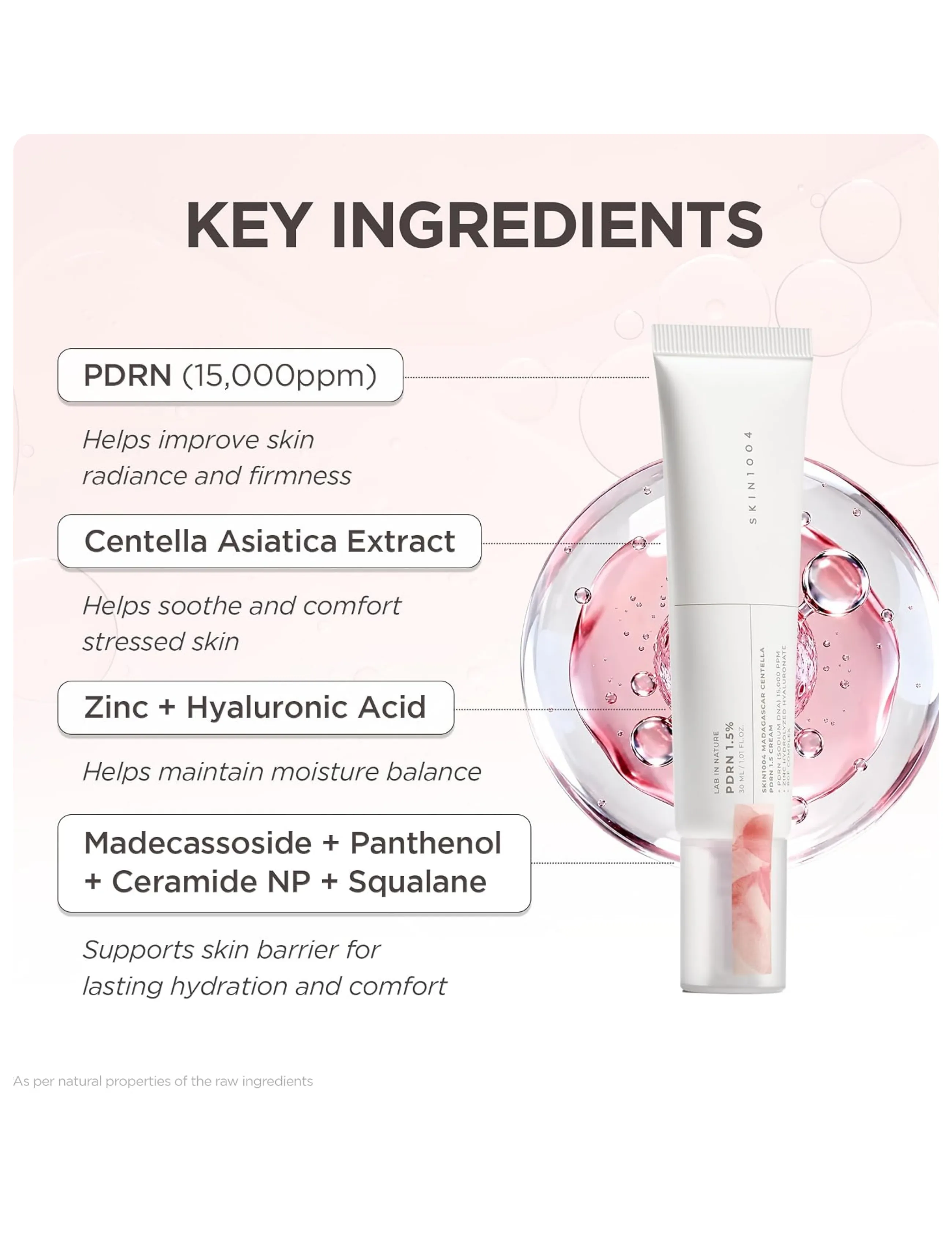 SKIN1004 - Madagascar Centella PDRN 1.5 Cream - fuktkrämer - clear - 4