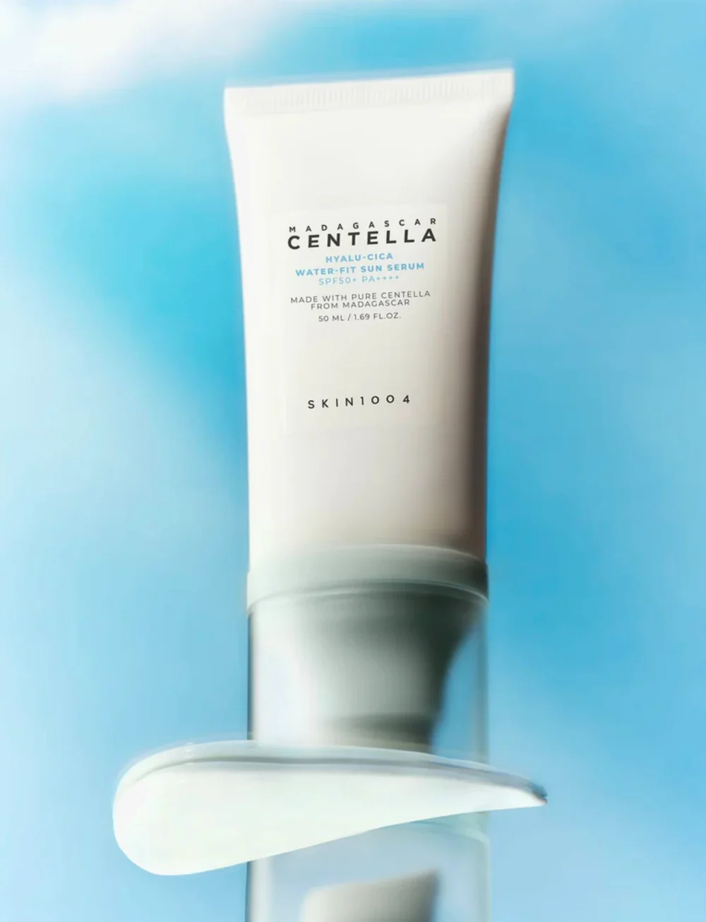 SKIN1004 - Madagascar Centella Hyalu-Cica Water-Fit Sun Serum Twin Pack - fyrir andlit - clear - 1