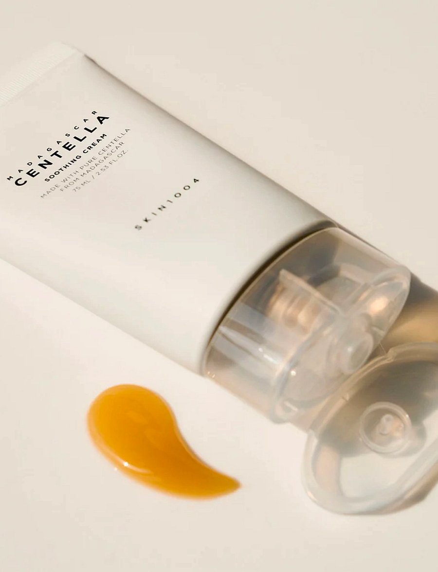 SKIN1004 - Madagascar Centella Soothing Cream - fuktkrämer - clear - 2