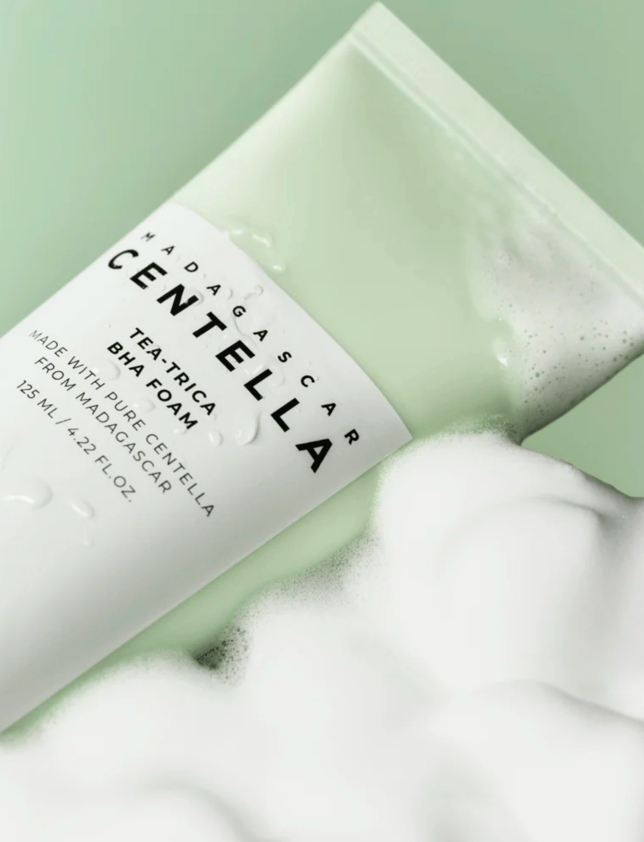 SKIN1004 Madagascar Centella Tea-Trica Bha Foam rengöring & peeling dam – bild 2