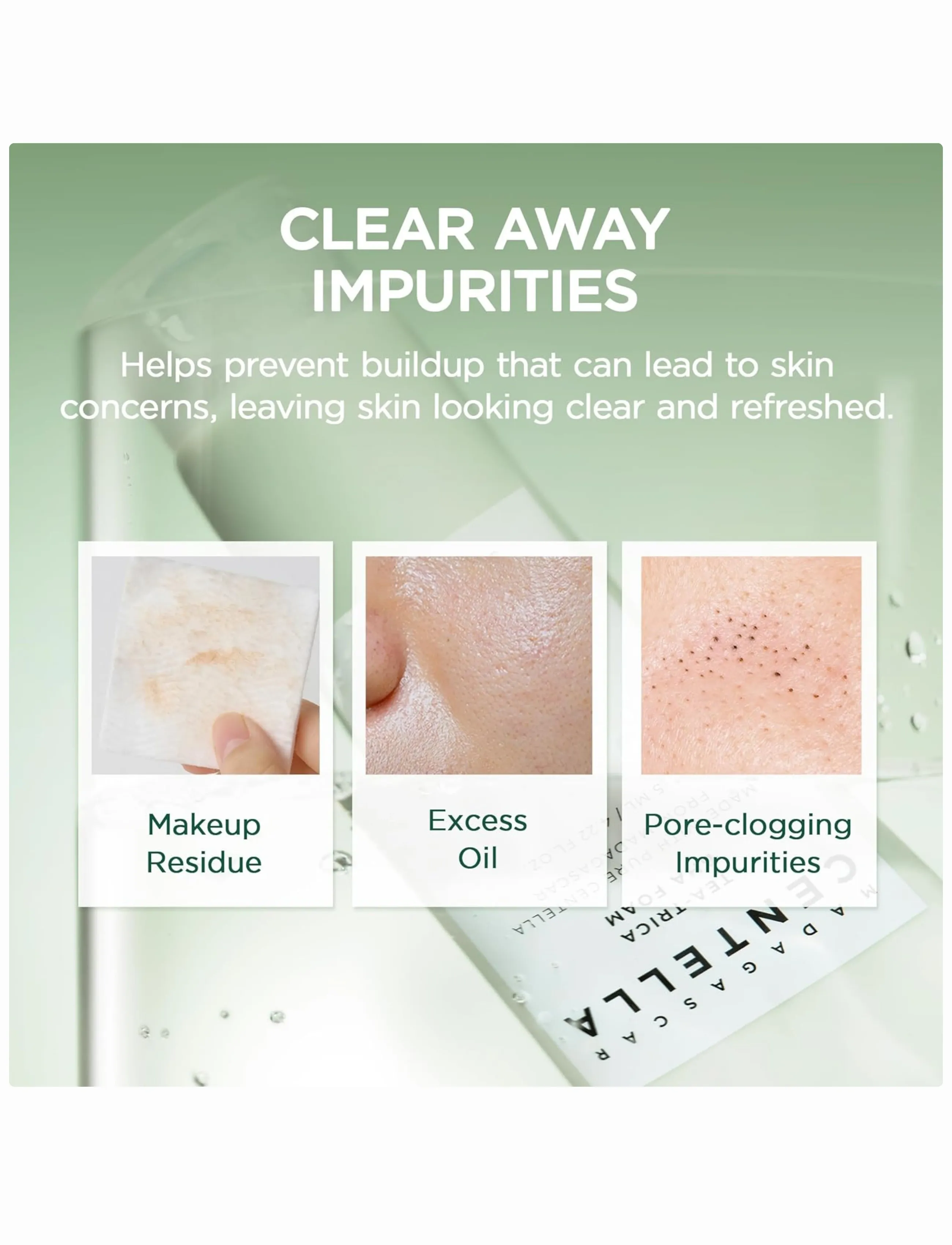 SKIN1004 - Madagascar Centella Tea-Trica Bha Foam - andlitshreinsun - clear - 2