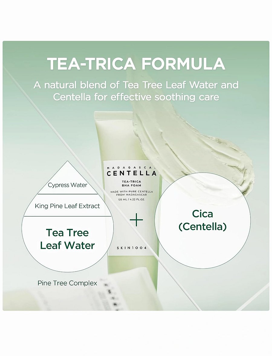 SKIN1004 - Madagascar Centella Tea-Trica Bha Foam - foaming cleanser - clear - 5