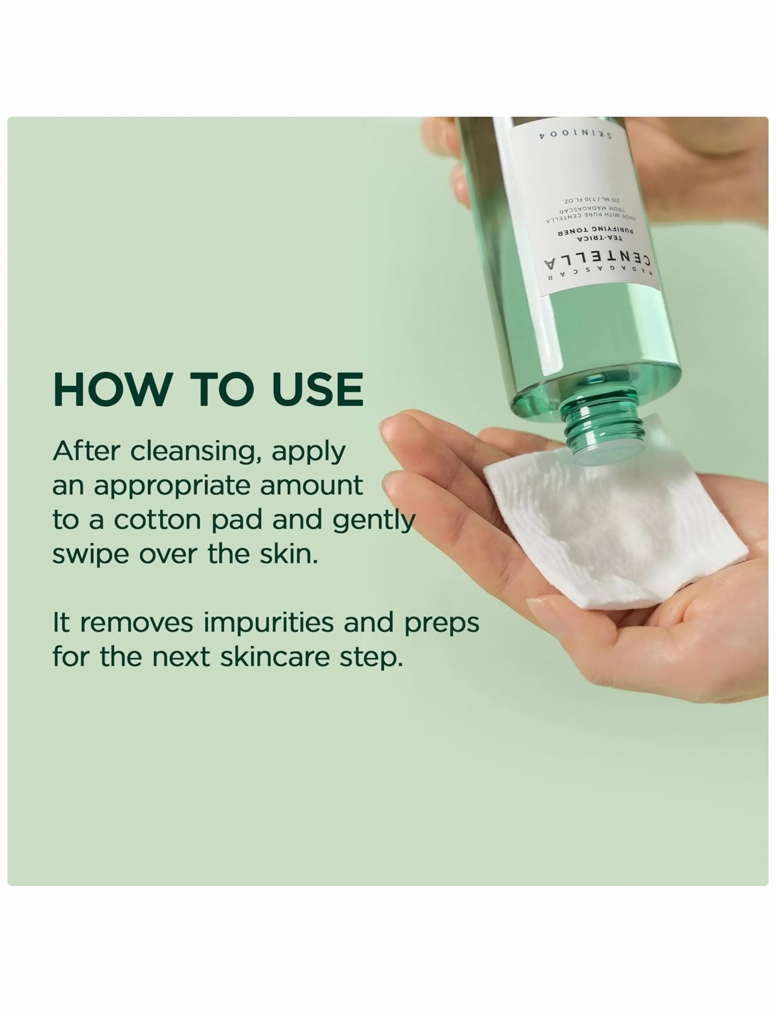 SKIN1004 - Madagascar Centella Tea-Trica Purifying Toner - rakagefandi tóner - clear - 5