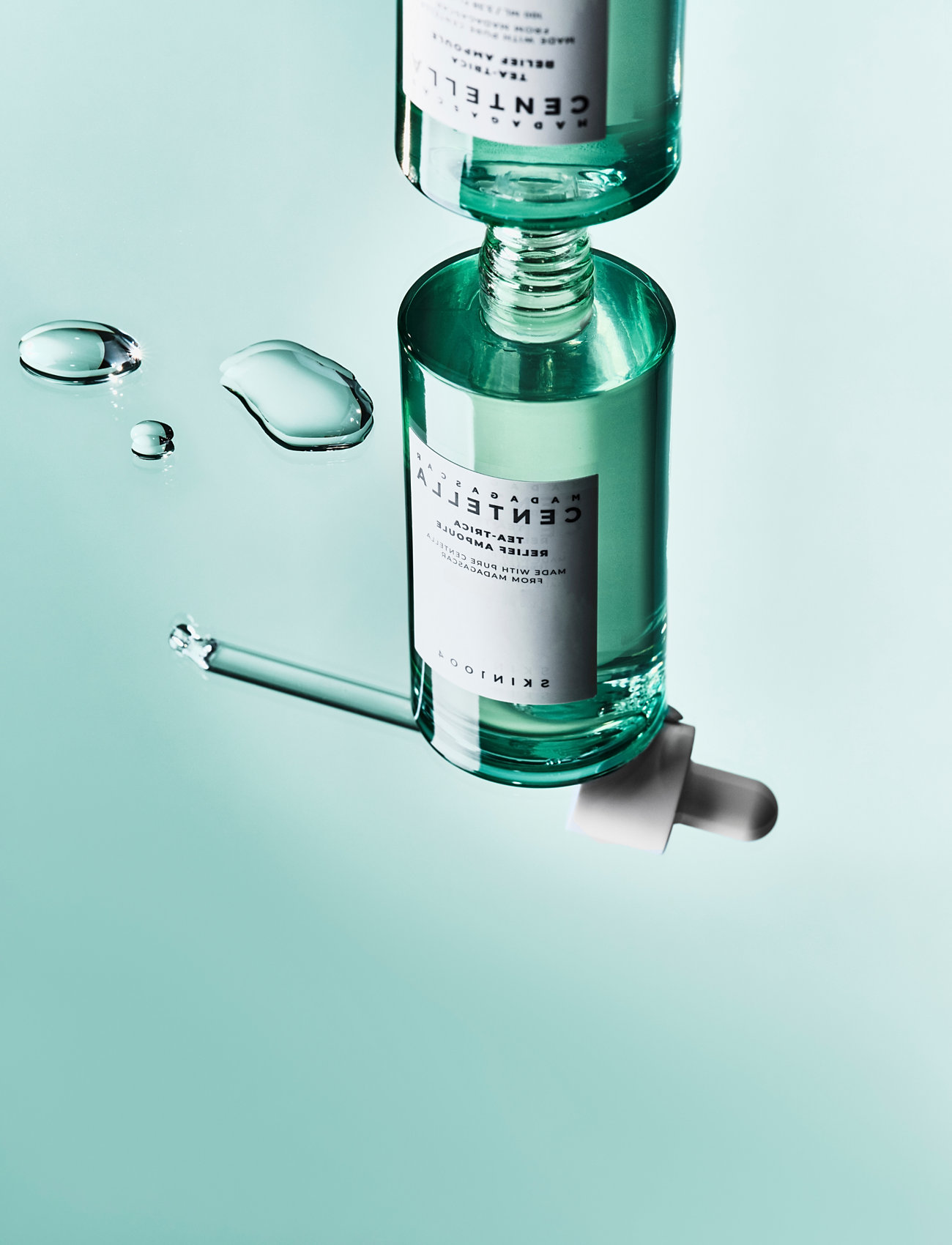 SKIN1004 - Madagascar Centella Tea-Trica Relief Ampoule - serum & oljor  - clear - 1