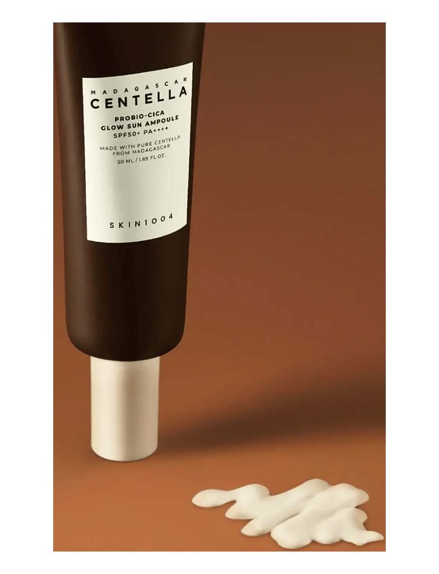 SKIN1004 - Madagascar Centella Probio-Cica Glow Sun Ampoule - til ansigtet - clear - 1