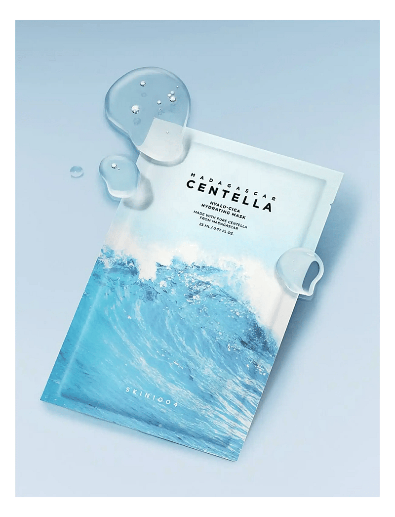 SKIN1004 - Madagascar Centella Hyalu-Cica Hydrating Mask - rakagefandi maskar - clear - 1