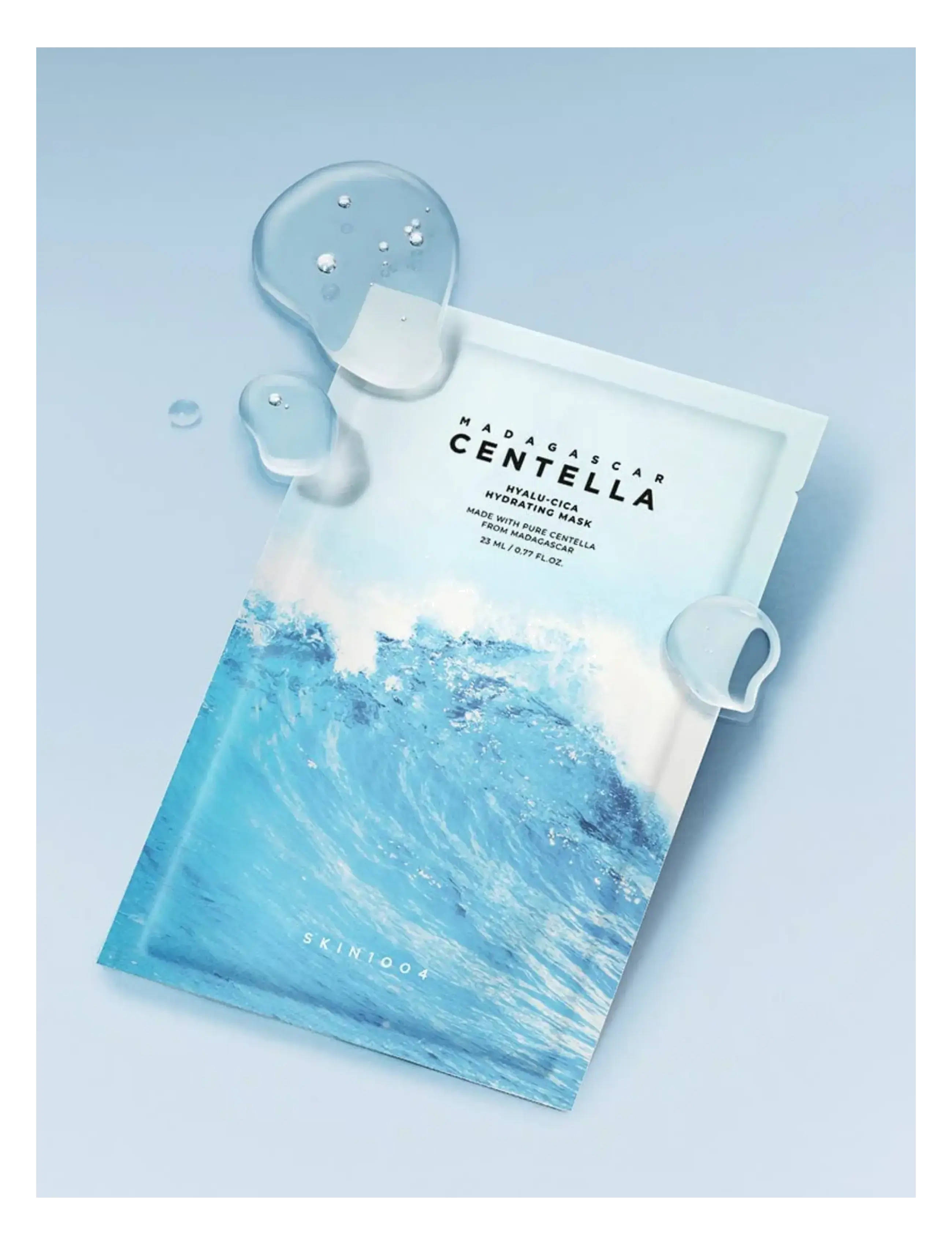 SKIN1004 - Madagascar Centella Hyalu-Cica Hydrating Mask - fugtgivende masker - clear - 1