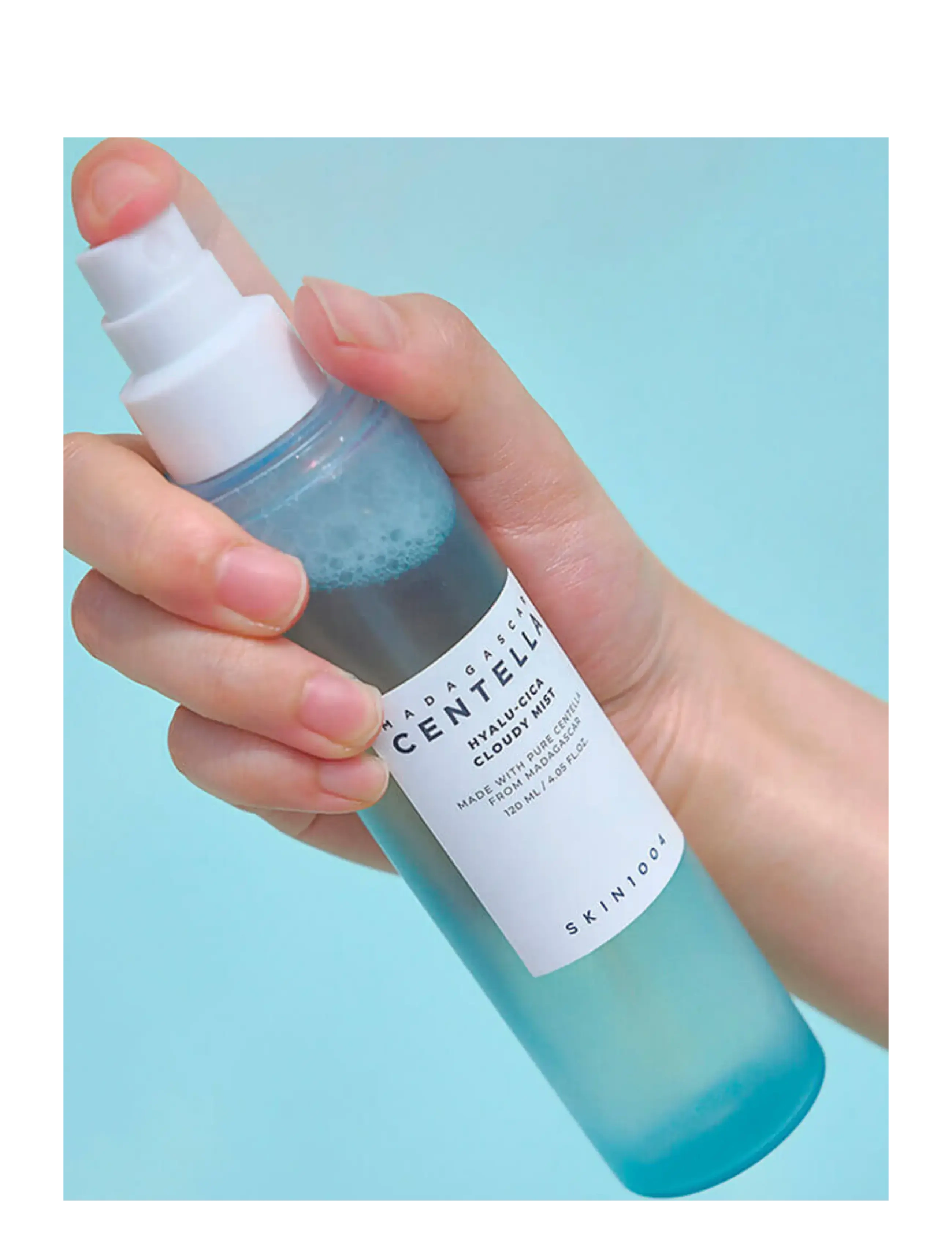 SKIN1004 - Madagascar Centella Hyalu-Cica Cloudy Mist - ansigtsmist - clear - 1