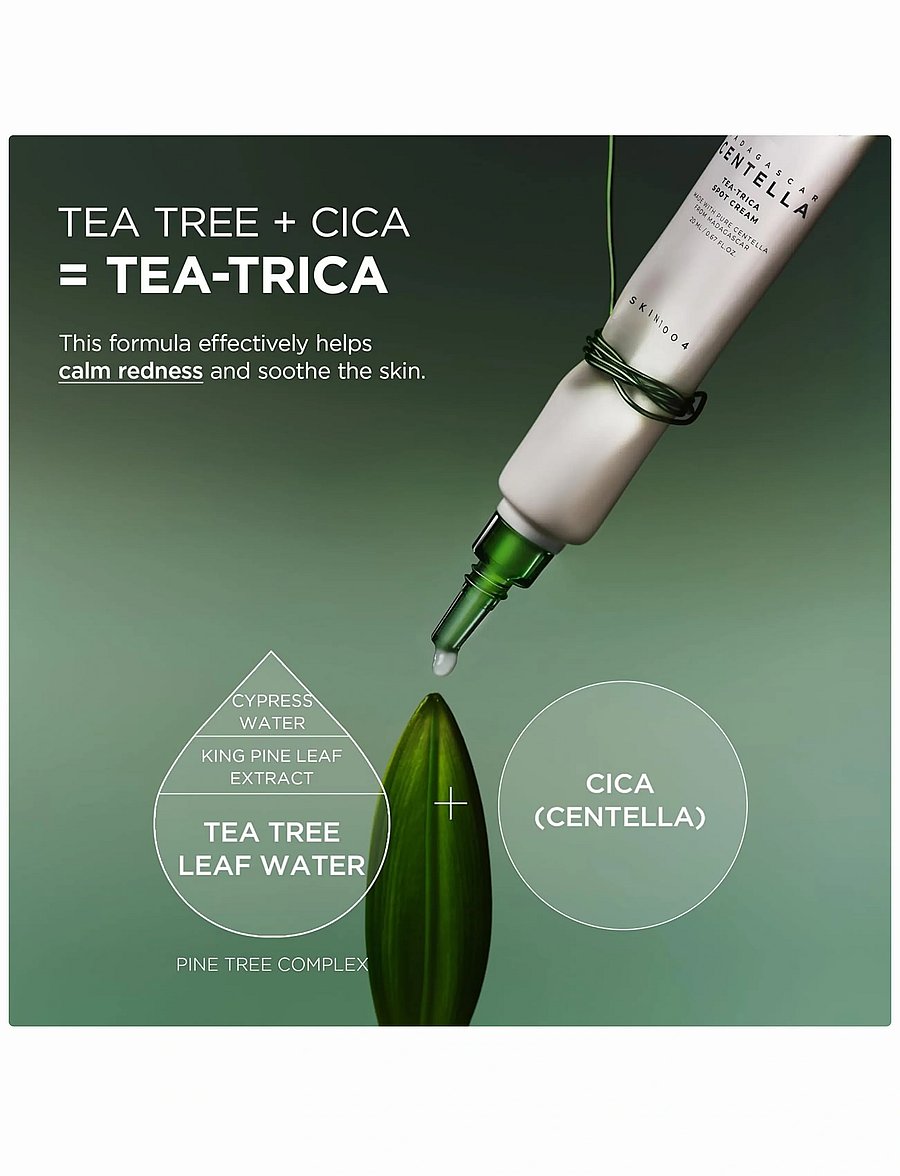 SKIN1004 - Centella Tea-Trica Spot Cream - ansigspleje - clear - 2