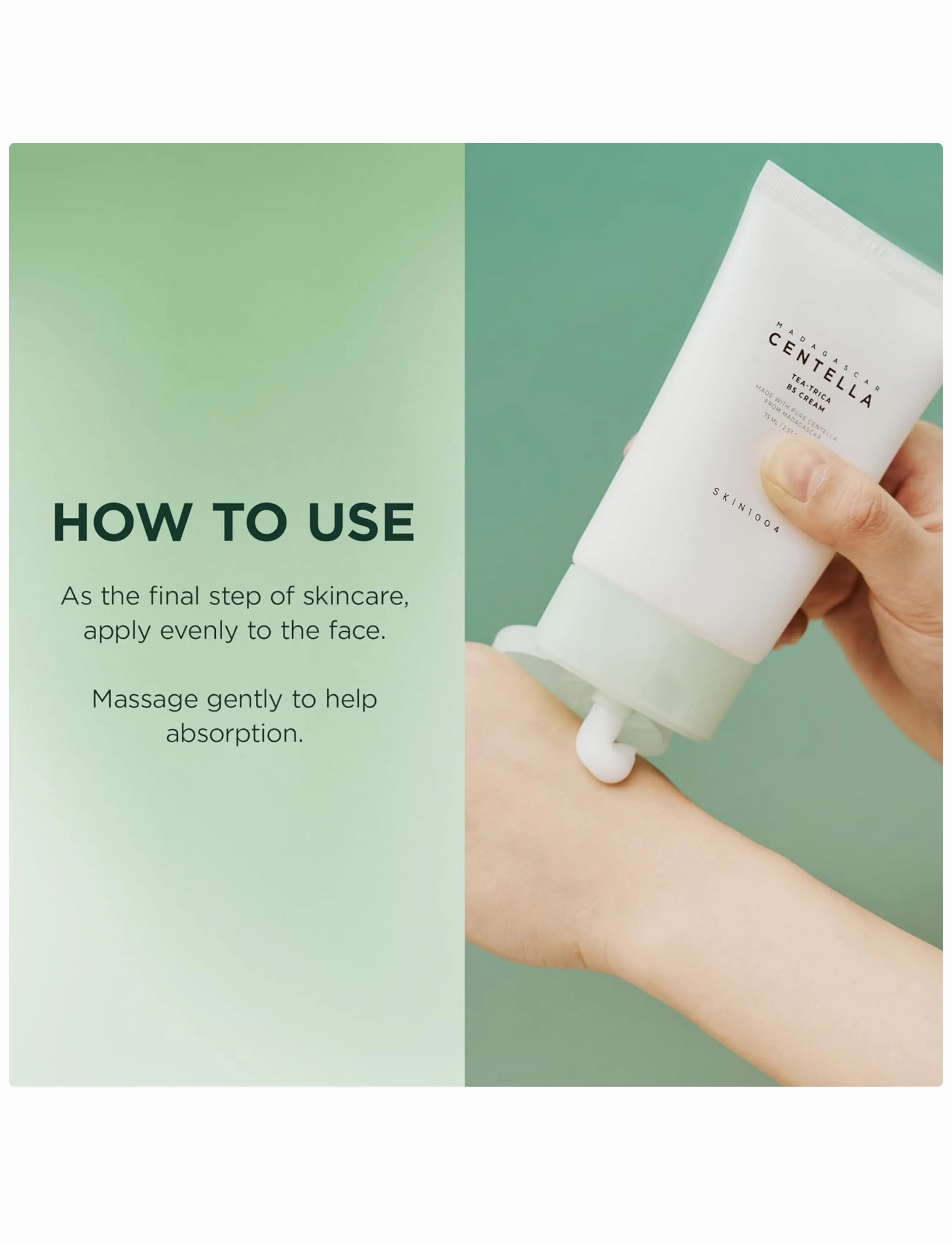 SKIN1004 - Tea-Trica B5 Cream - fuktkrämer - clear - 2