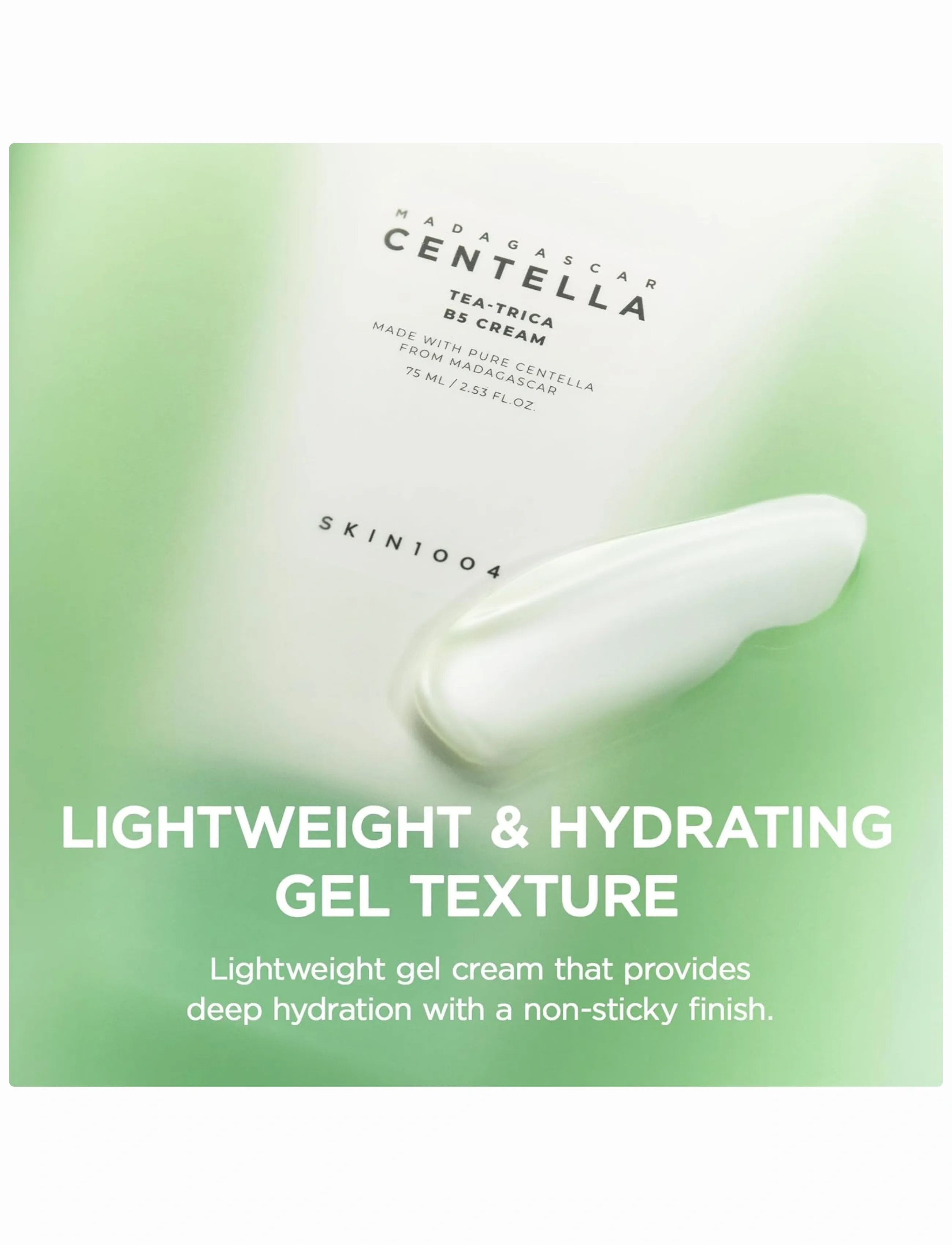 SKIN1004 - Tea-Trica B5 Cream - fuktkrämer - clear - 3