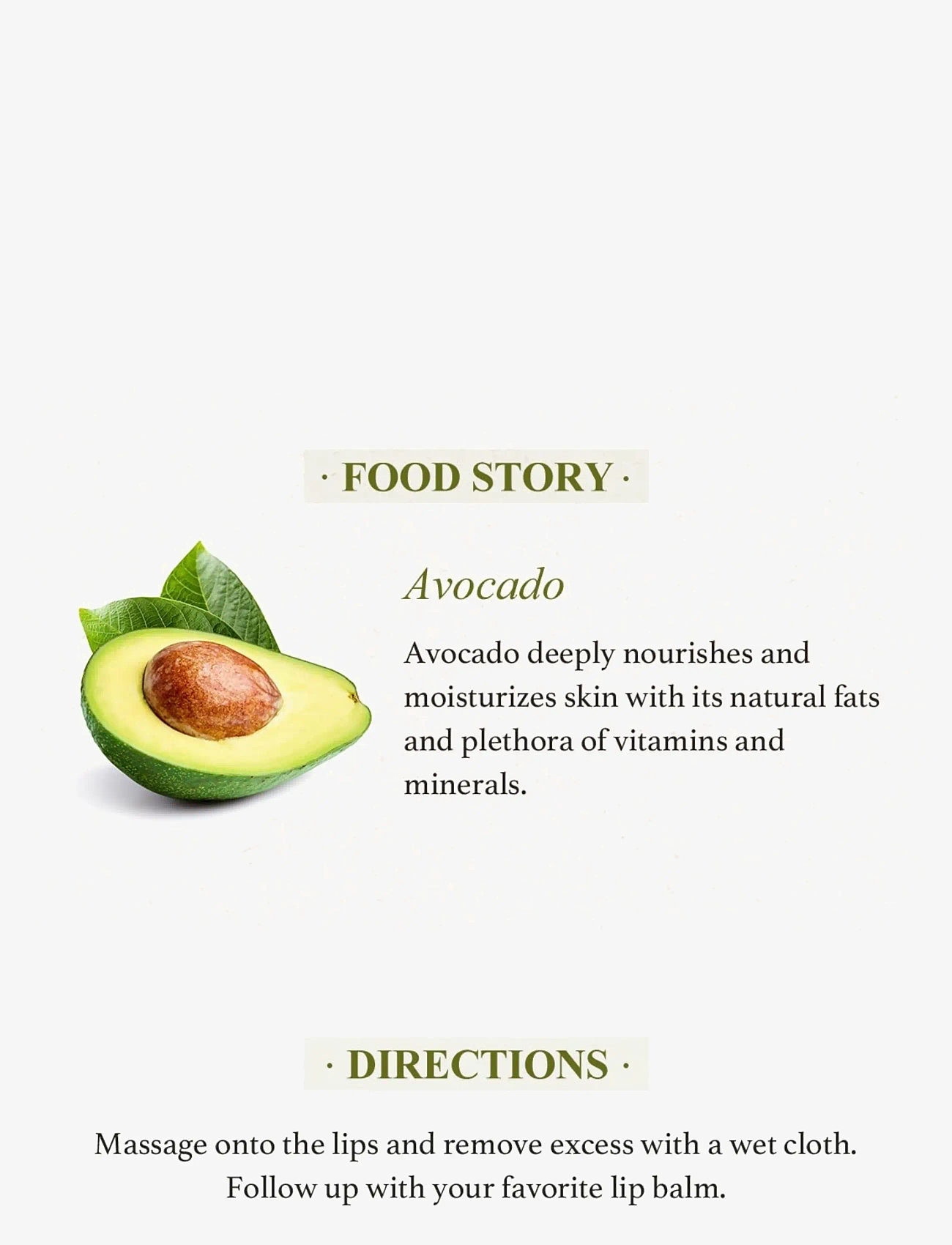 Skinfood - Avocado & Sugar Lip Scrub - læbe-scrub - clear - 3