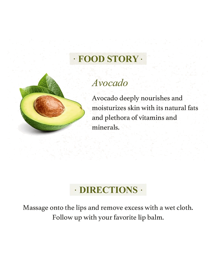 Skinfood - Avocado & Sugar Lip Scrub - huulte koorijad - clear - 3