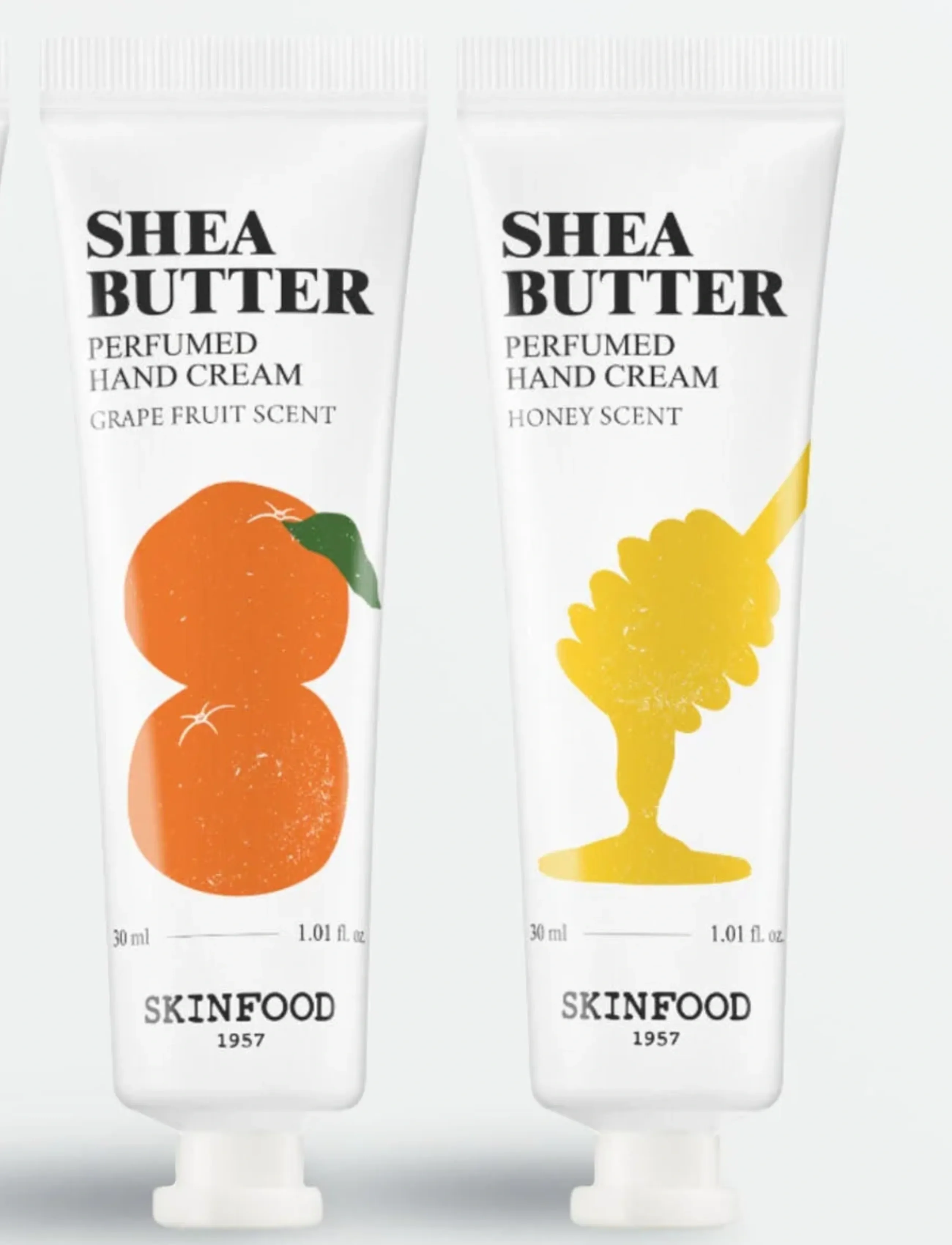 Skinfood - Shea Butter Hand Cream Grape Fruit - käsivoiteet - clear - 2
