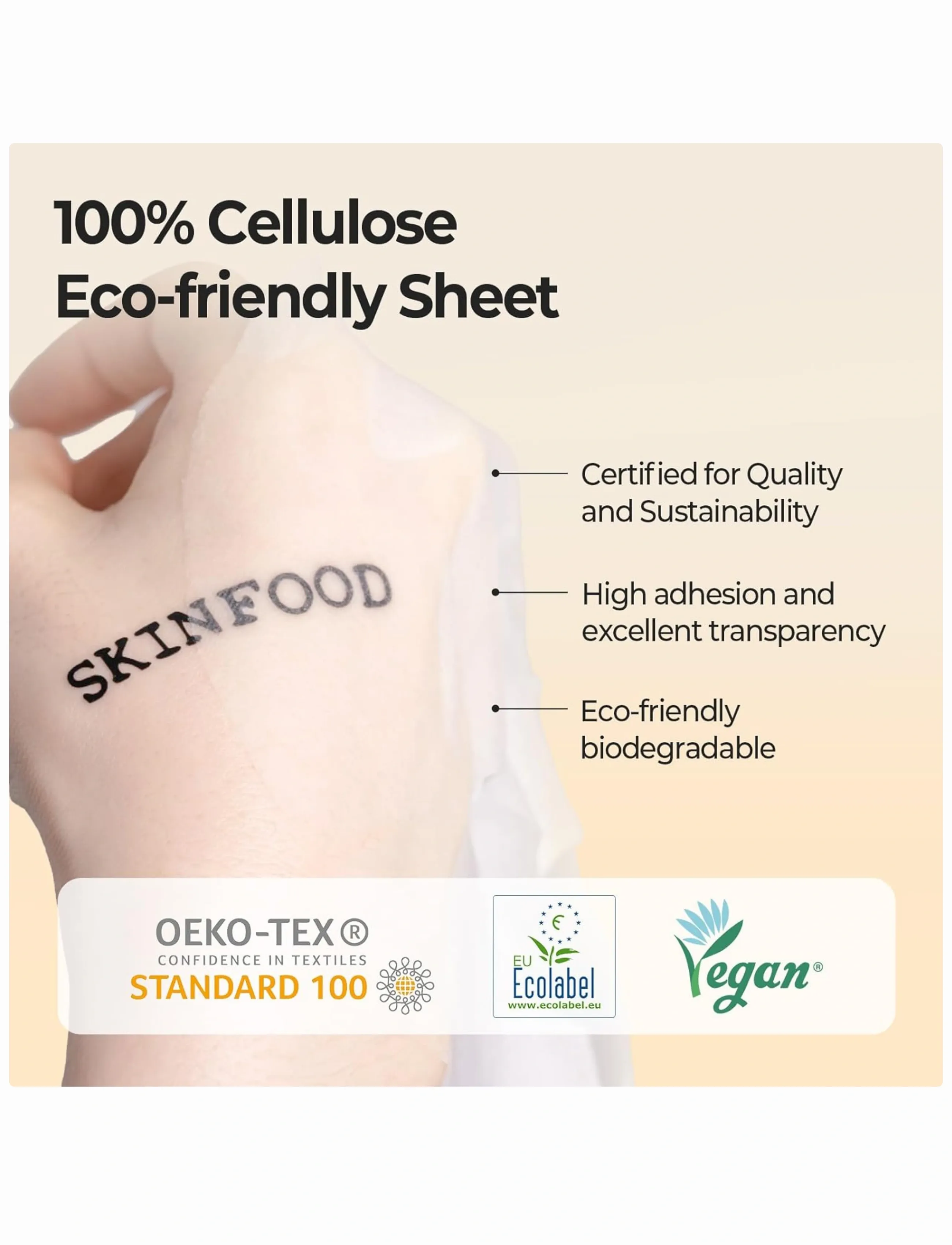 Skinfood - Carrot Carotene Calming Water Pad - toner pads - clear - 3
