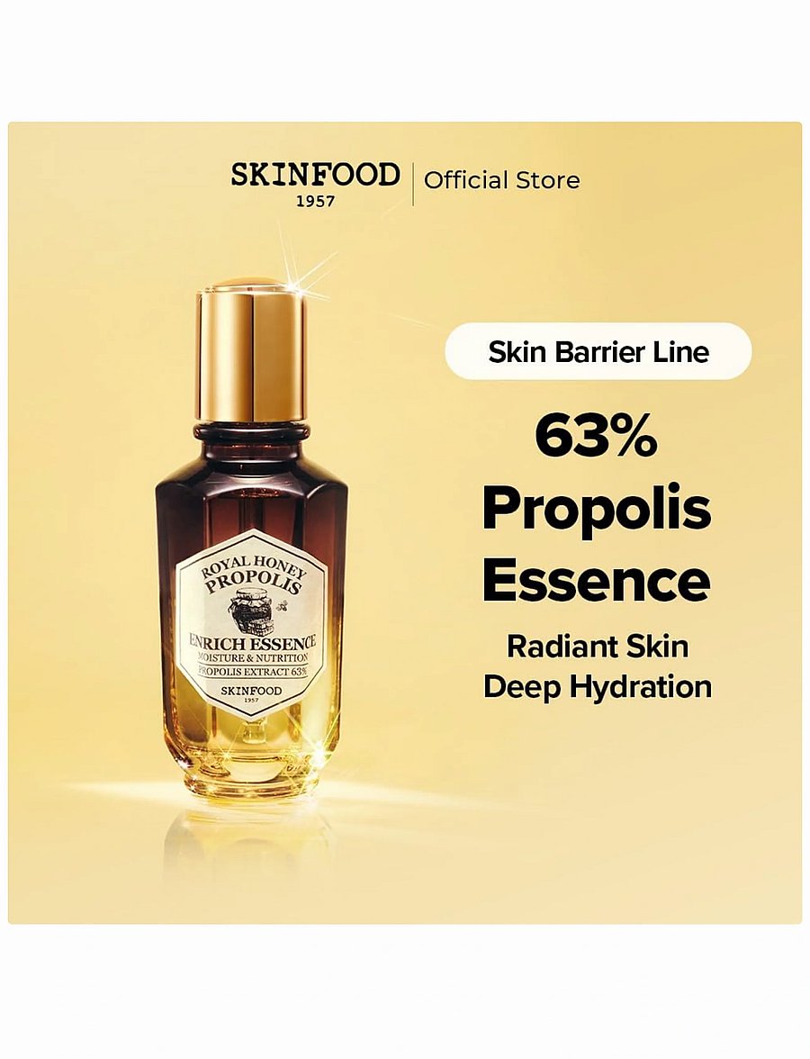 Skinfood - Royal Honey Propolis Enrich Essence - seerumid - clear - 0