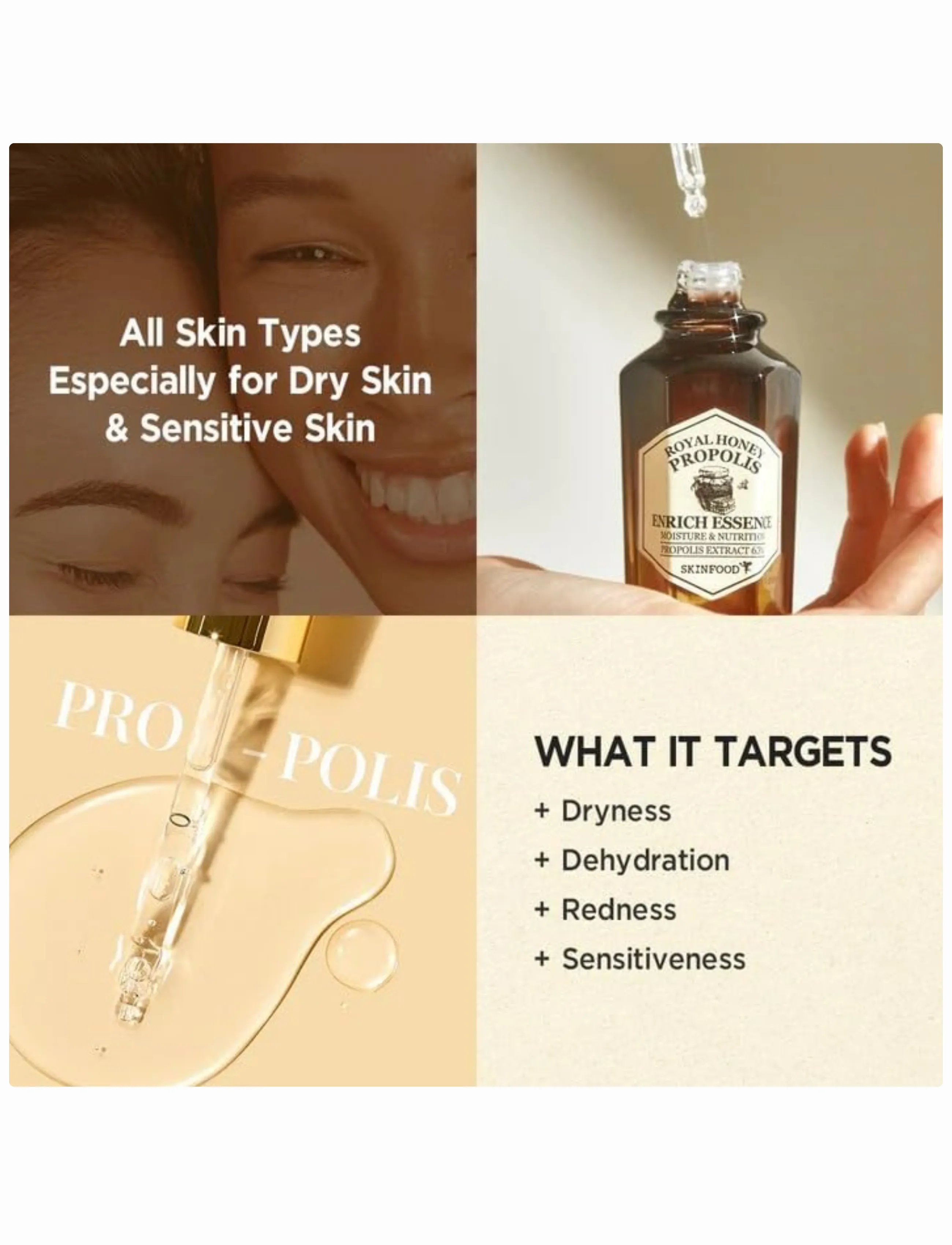 Skinfood - Royal Honey Propolis Enrich Essence - serum - clear - 2