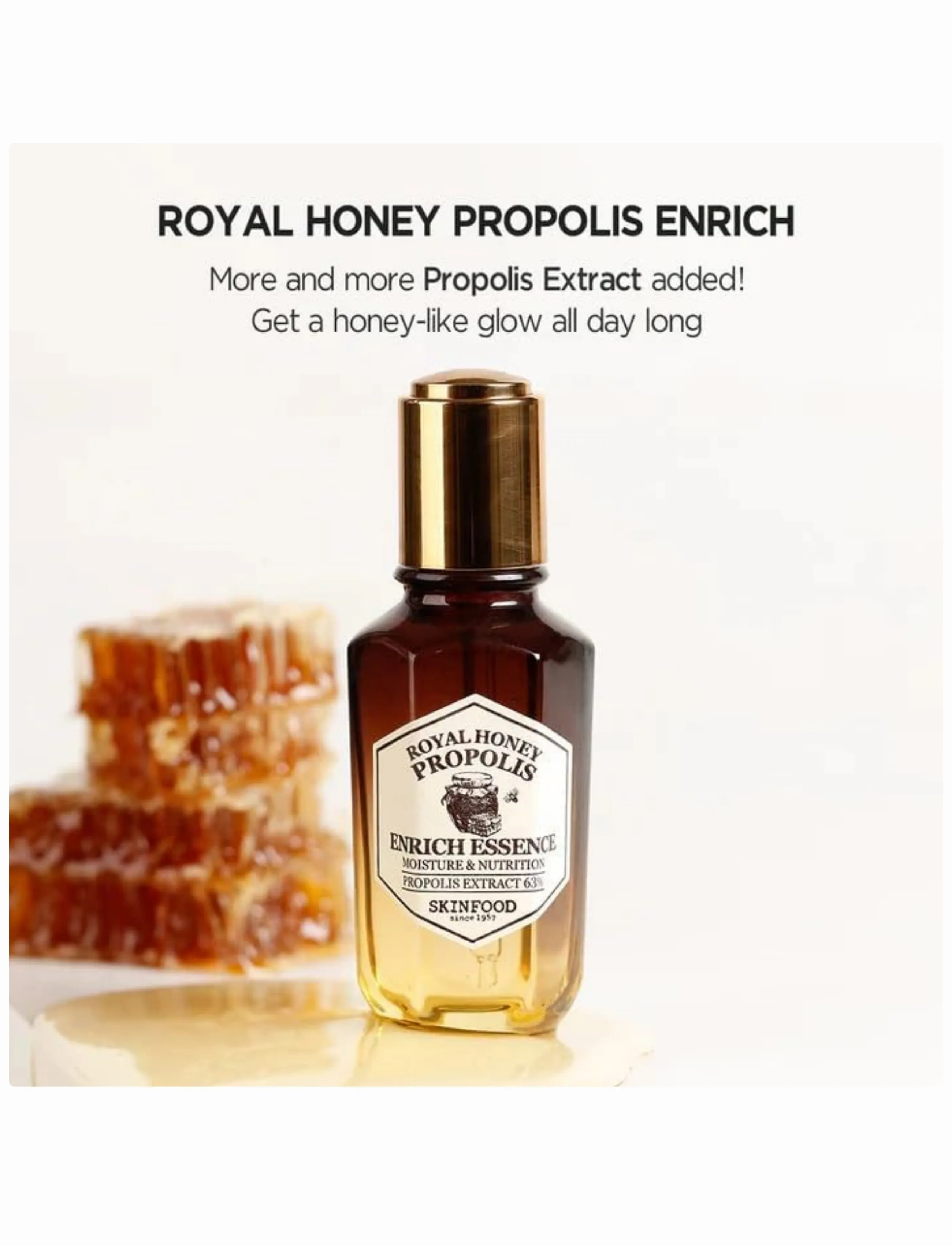 Skinfood - Royal Honey Propolis Enrich Essence - serum - clear - 3