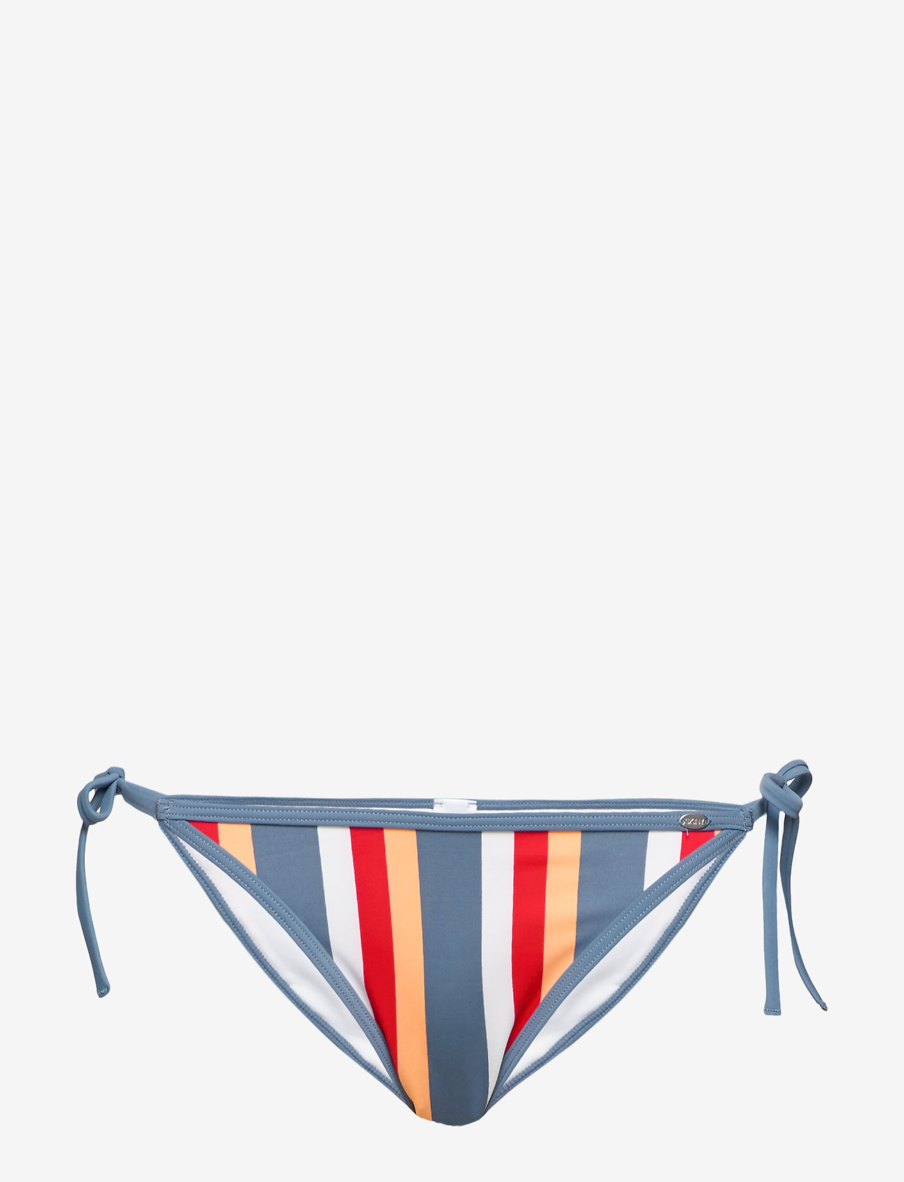 Skiny - L. brasiliano - bikinis mit seitenbändern - bluered stripe - 0