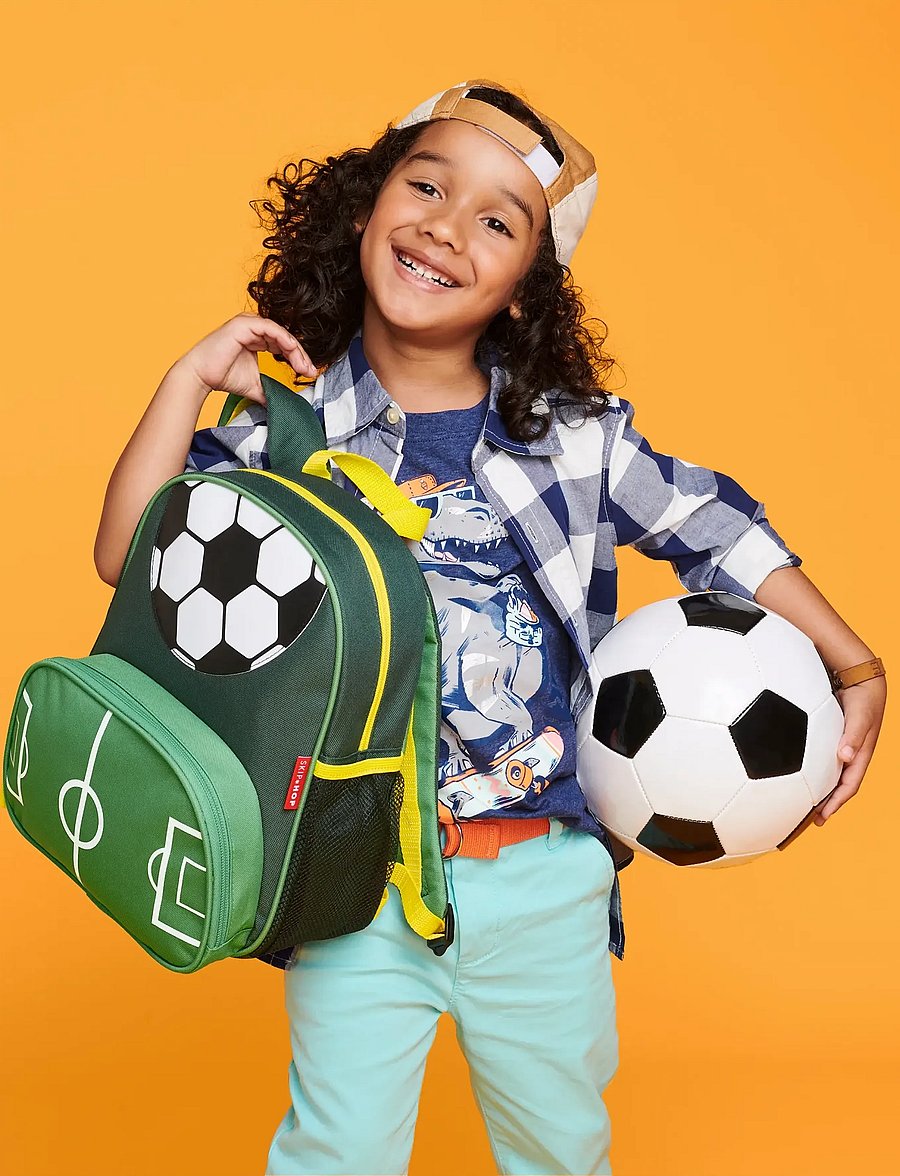 Skip Hop - Skip Hop Spark Style Little Kid Backpack "Fotboll" - rucksäcke - green - 4