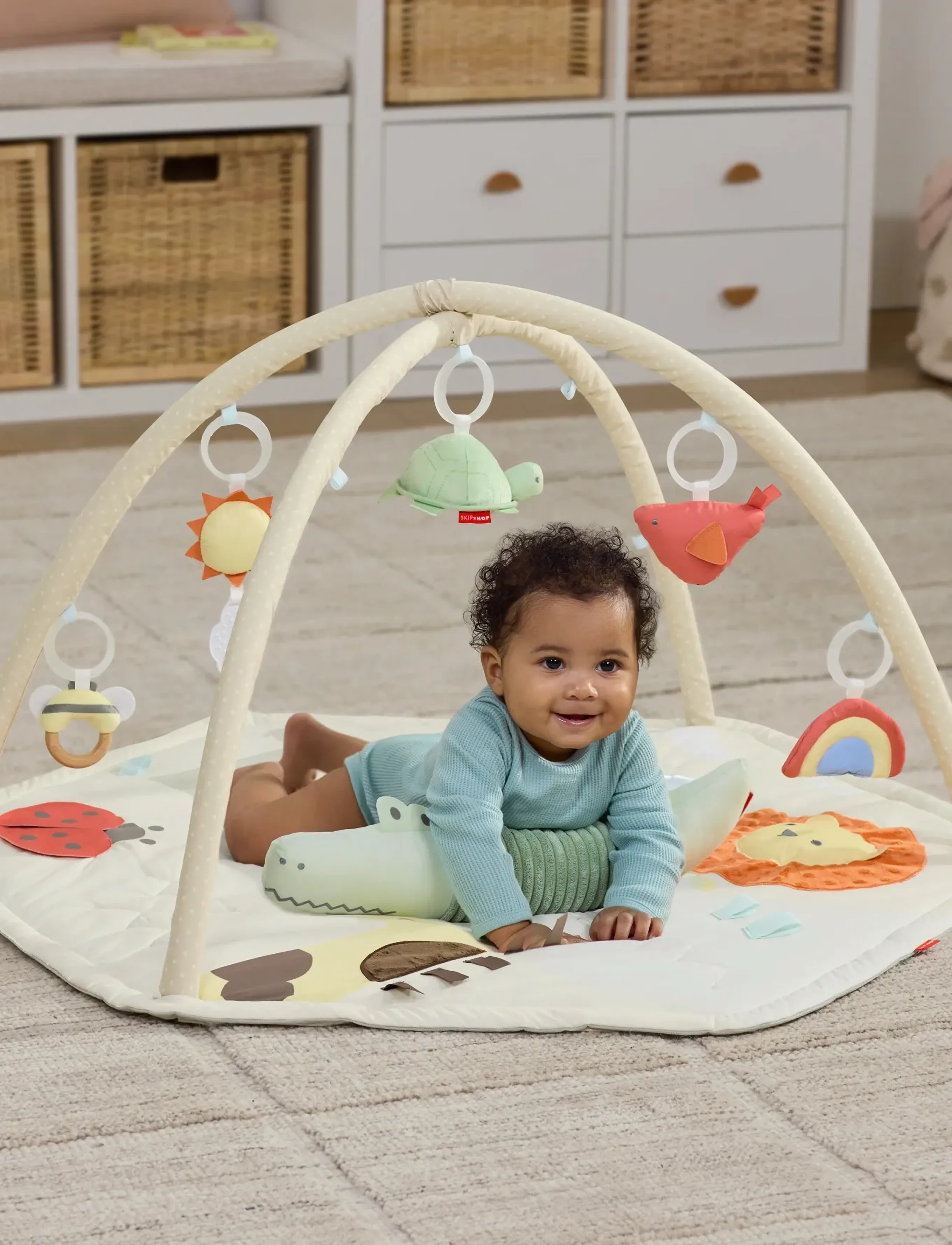 Skip Hop Geometric Wonders Babygym, Børn, Activity Gyms, Beige, Str: ONE SIZE