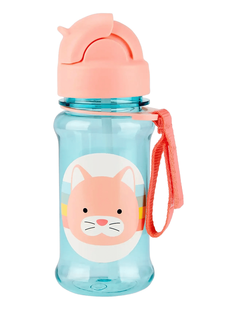 Skip Hop - Skip Hop Zoo Flaska Tritan "Katt" - vatnsflöskur - blue - 1