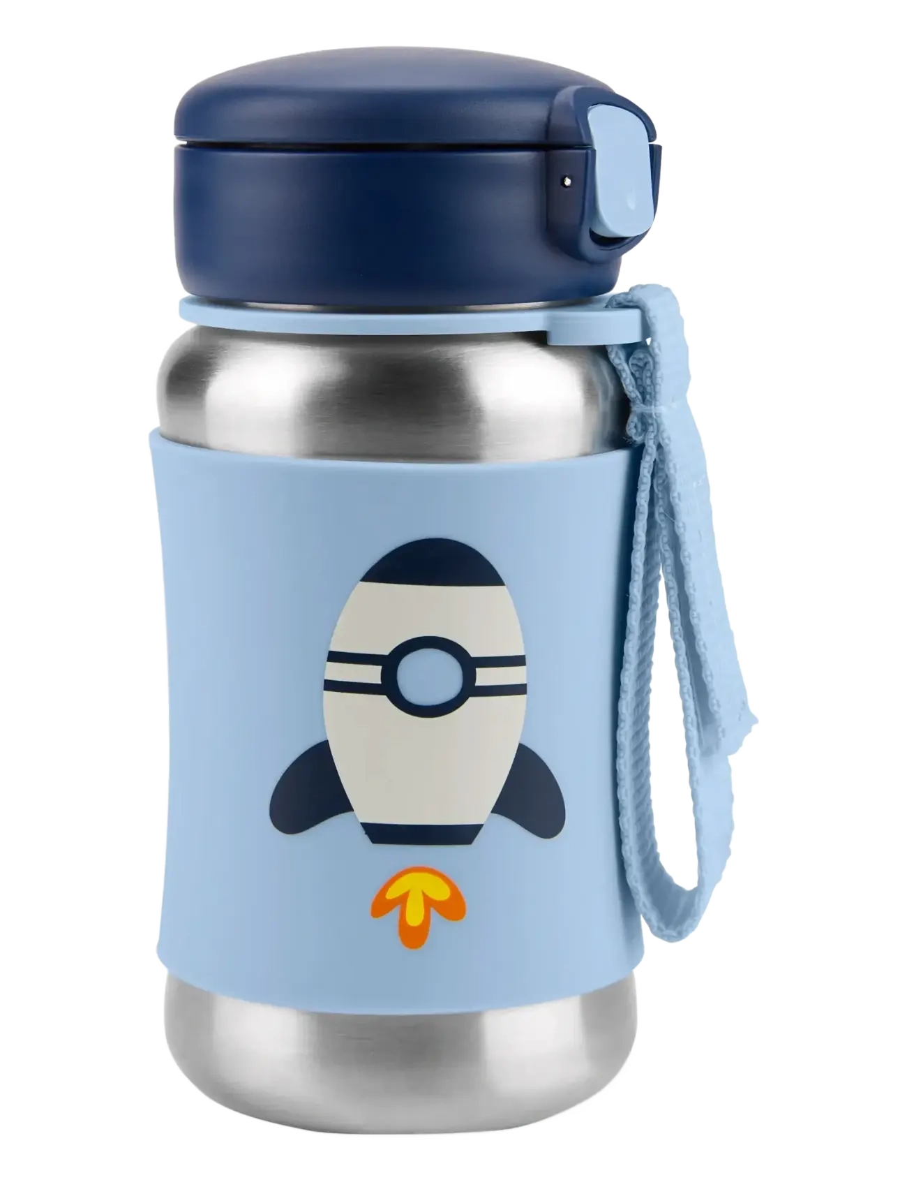 Skip Hop Spark Style Sportflaska "Raket", Meal Time, Blå, Str: 350 ML