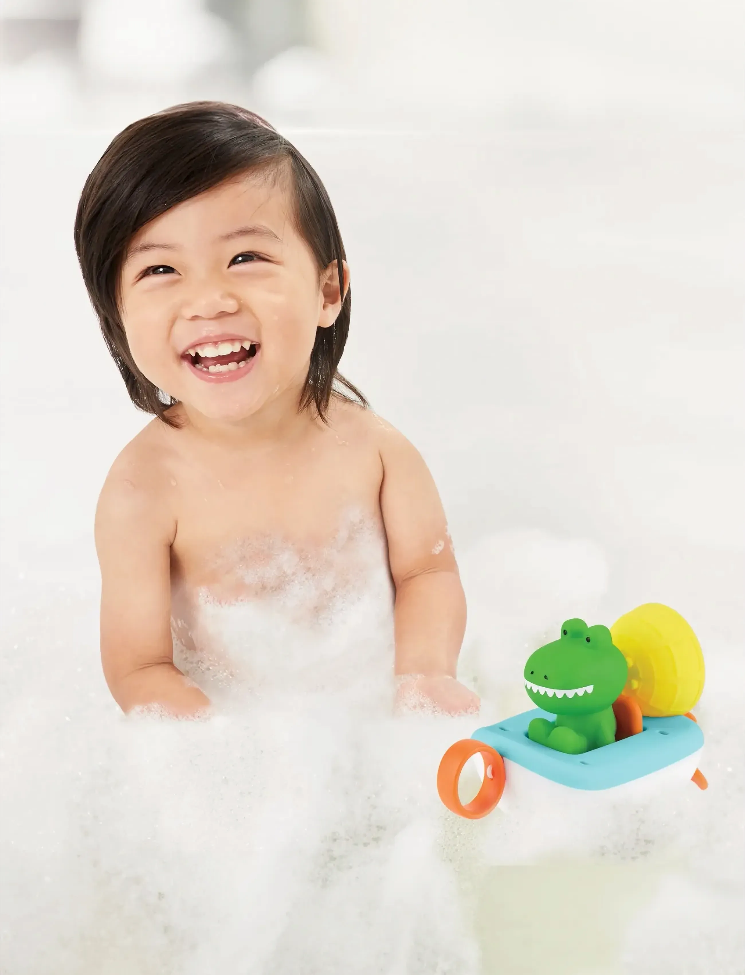 Skip Hop Zoo Badleksak Båt Krokodil, One Size, Bath & Water Spielzeug, Grün - Kinder