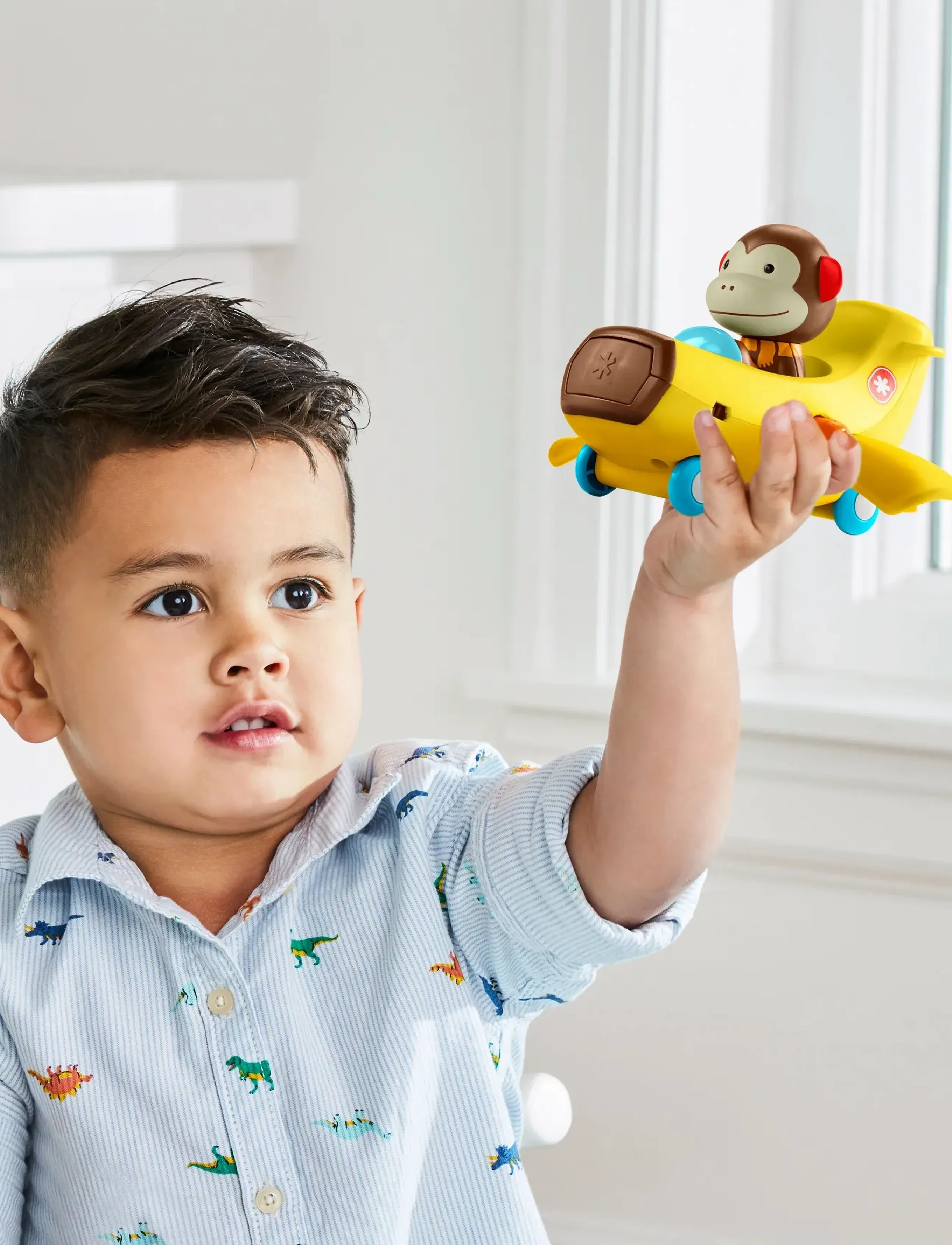 Skip Hop Skip Hop Zoo Flygplan "Apa", One Size, Yellow, Legesæt & Actionfigurer > Dyr, Børn