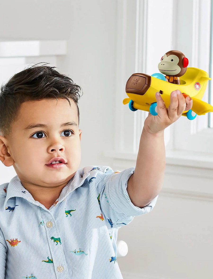 Skip Hop - Skip Hop Zoo Flygplan "Apa" - tiere - yellow - 0