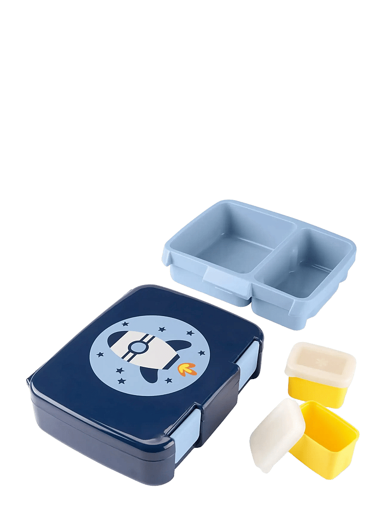 Skip Hop - Skip Hop Spark Style Bento Matlåda "Raket" - lunch boxes - blue - 3