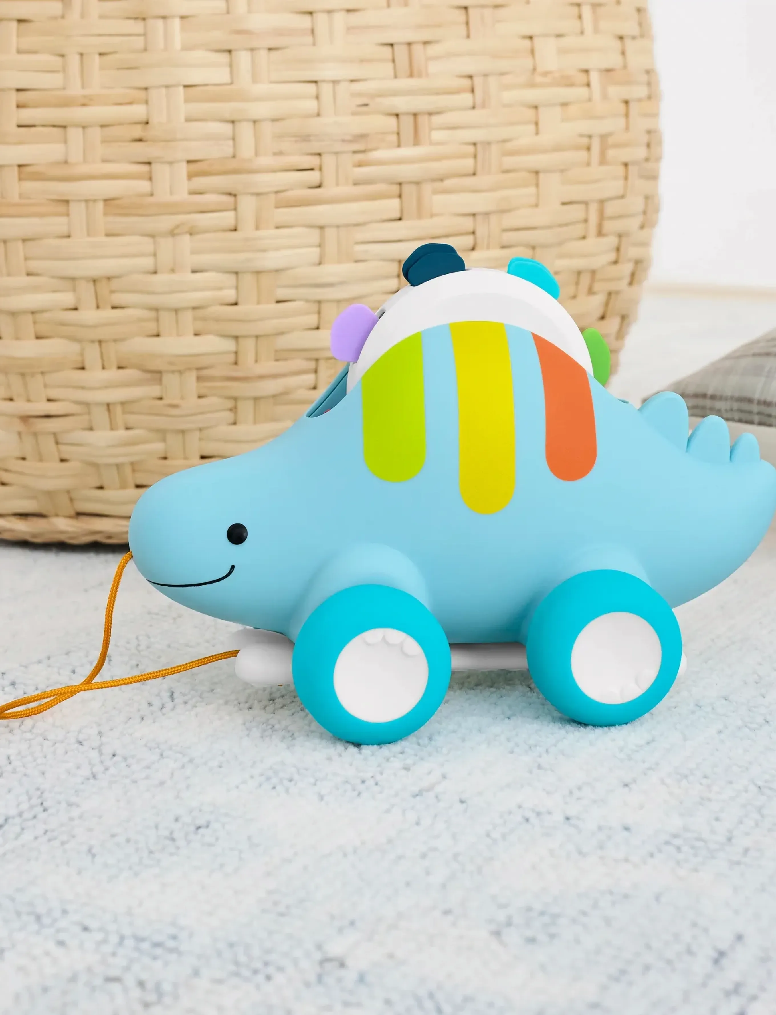 Skip Hop - Skip Hop Explore & More Dragleksak Dinosaurie - ziehspielzeug - blue - 4