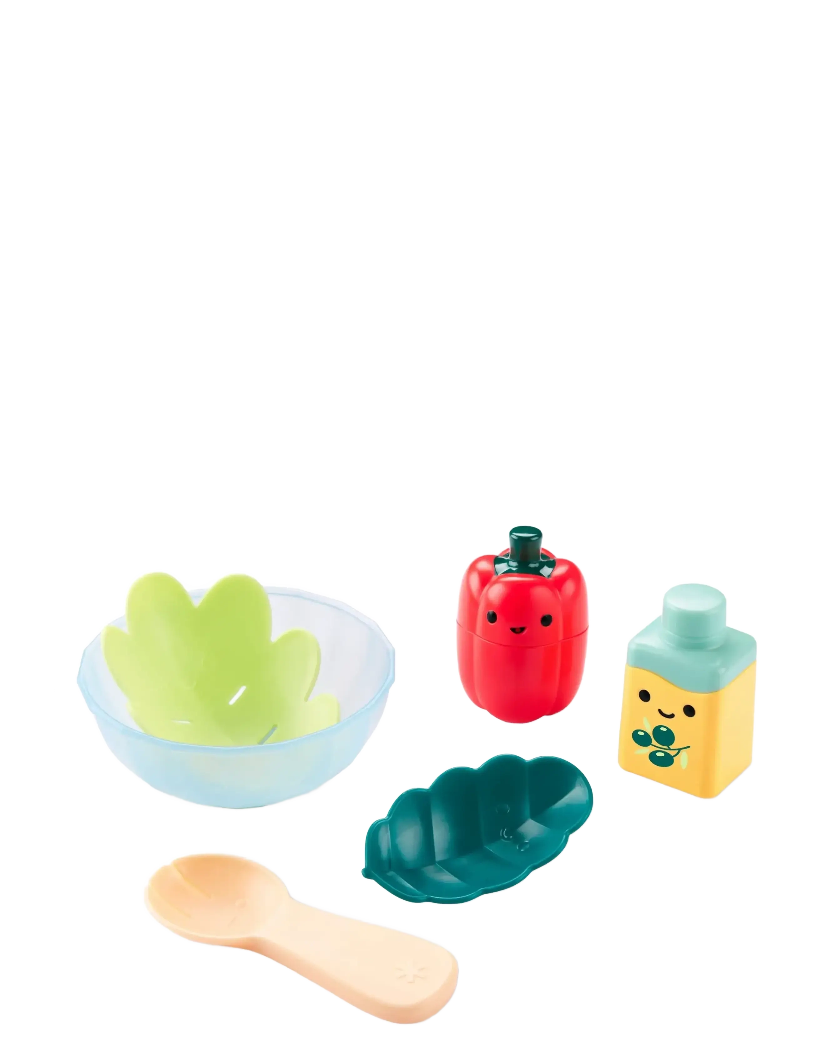 Skip Hop Skip Hop Tub-to-Table Café Badleksak "Prep & Serve Salad" - Skip Hop - MULTI COLOURED / green