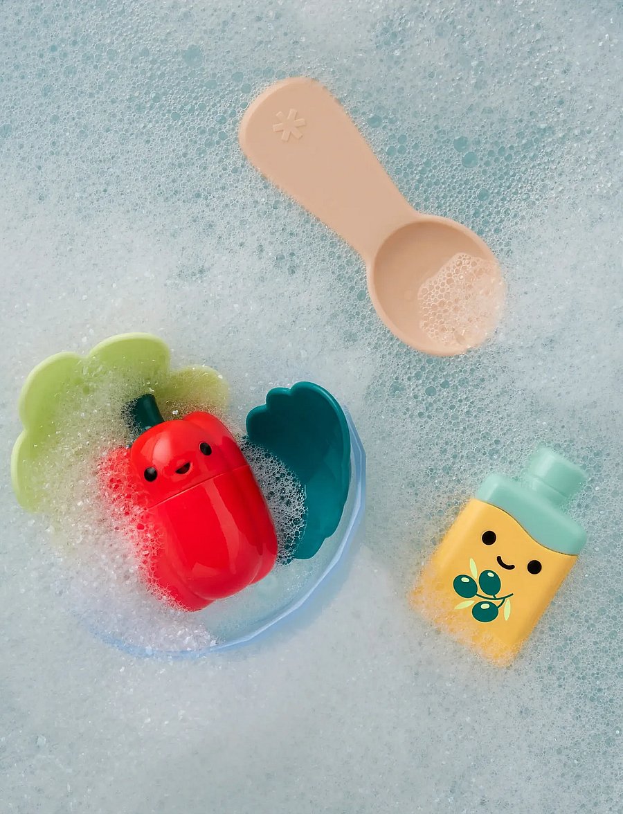 Skip Hop - Skip Hop Tub-to-Table Café Badleksak "Prep & Serve Salad" - jouets de bain - multi coloured - 3