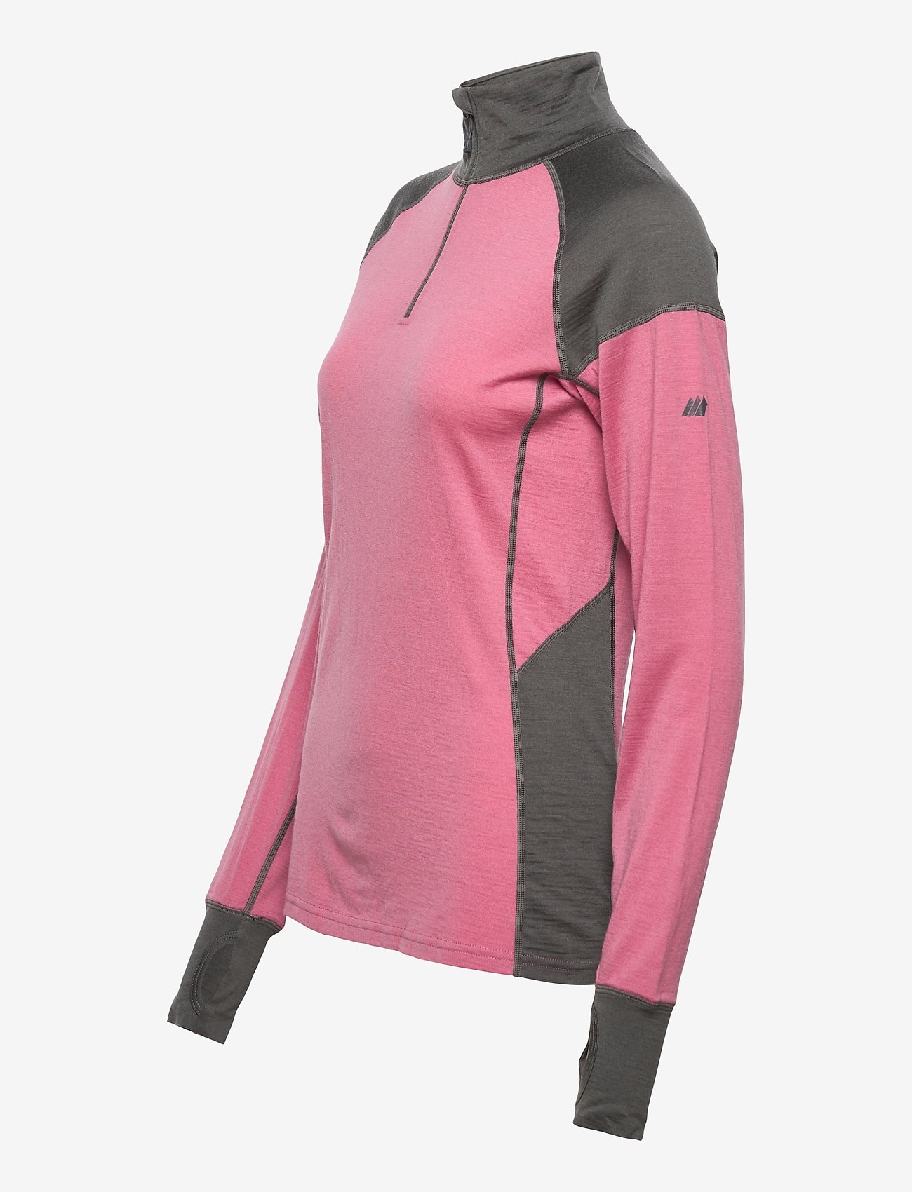 Skogstad - Jardalen merino wool half-zip - heather rose - 2