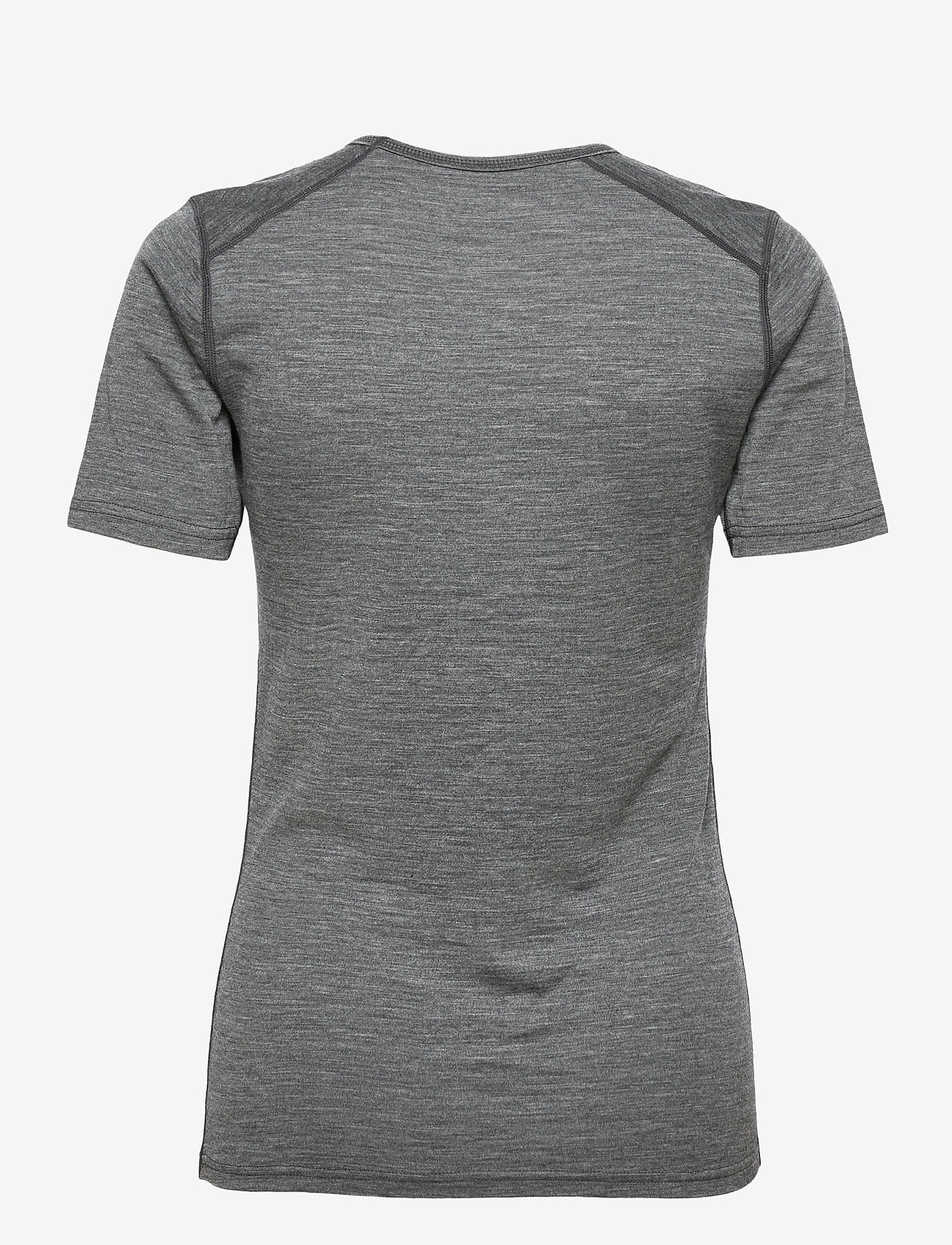 Skogstad - Dalsnibba merino wool t-shirt - mid grey melange - 1