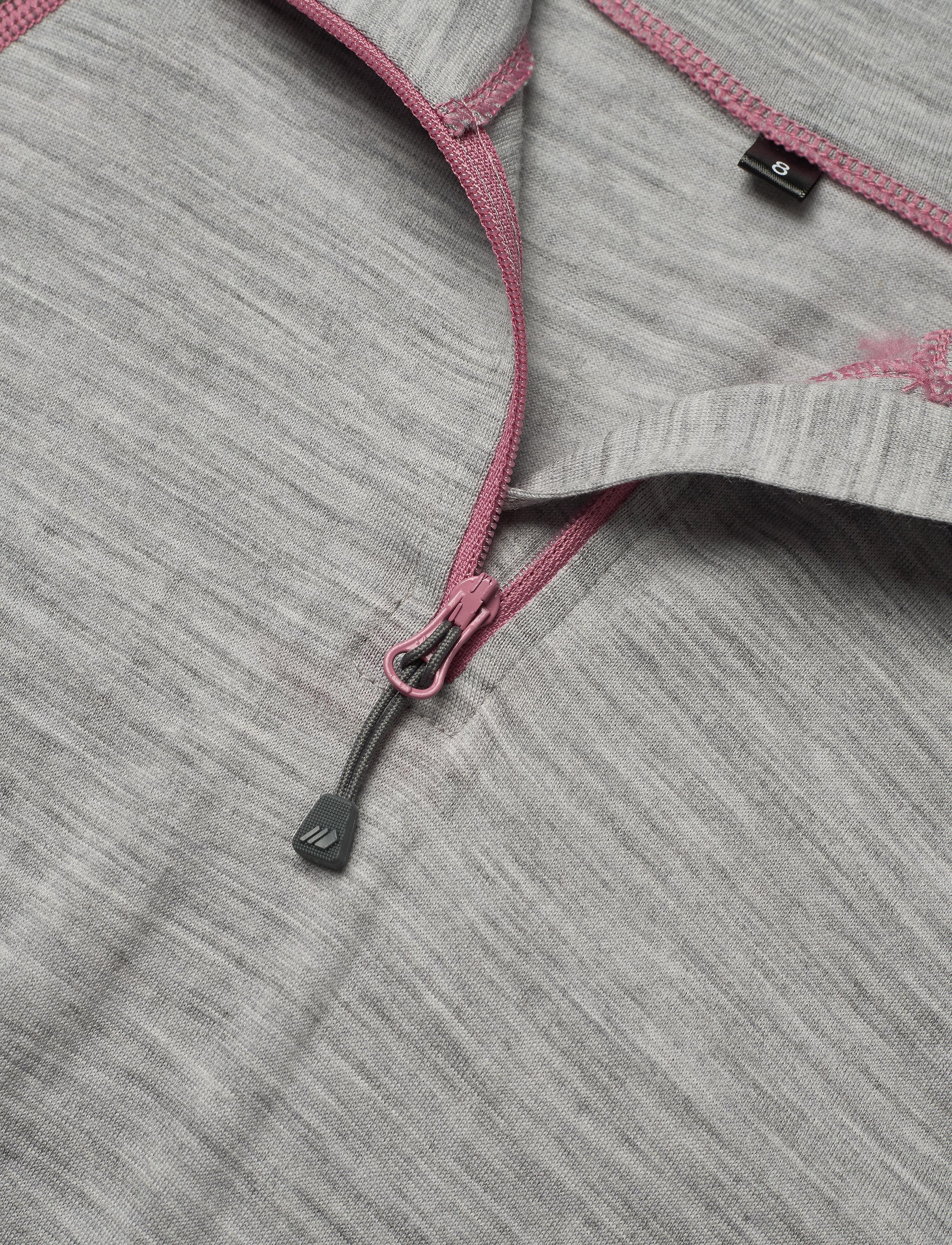 Skogstad - Videseter Merino wool half-zip - casio grey - 2