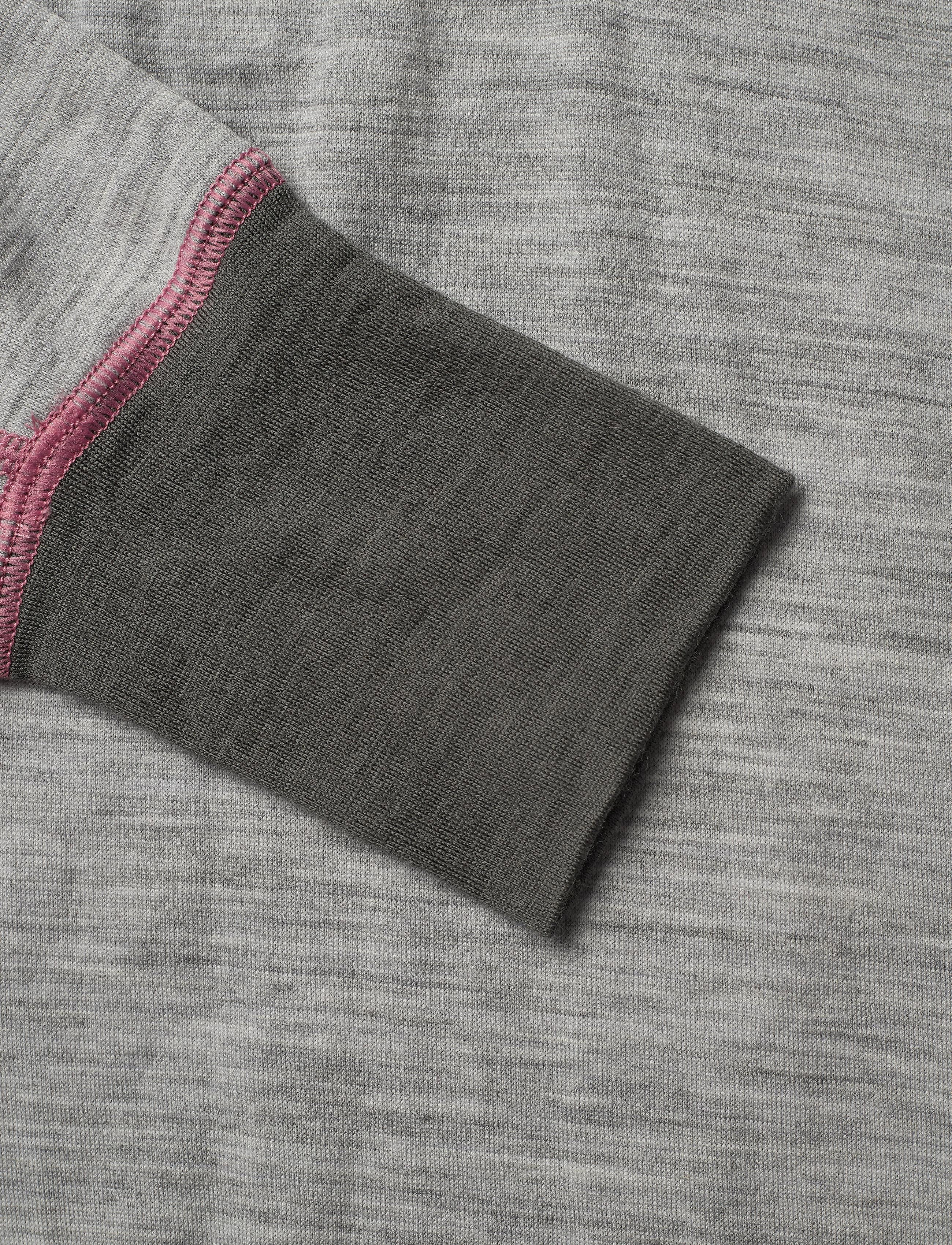 Skogstad - Videseter Merino wool half-zip - casio grey - 3