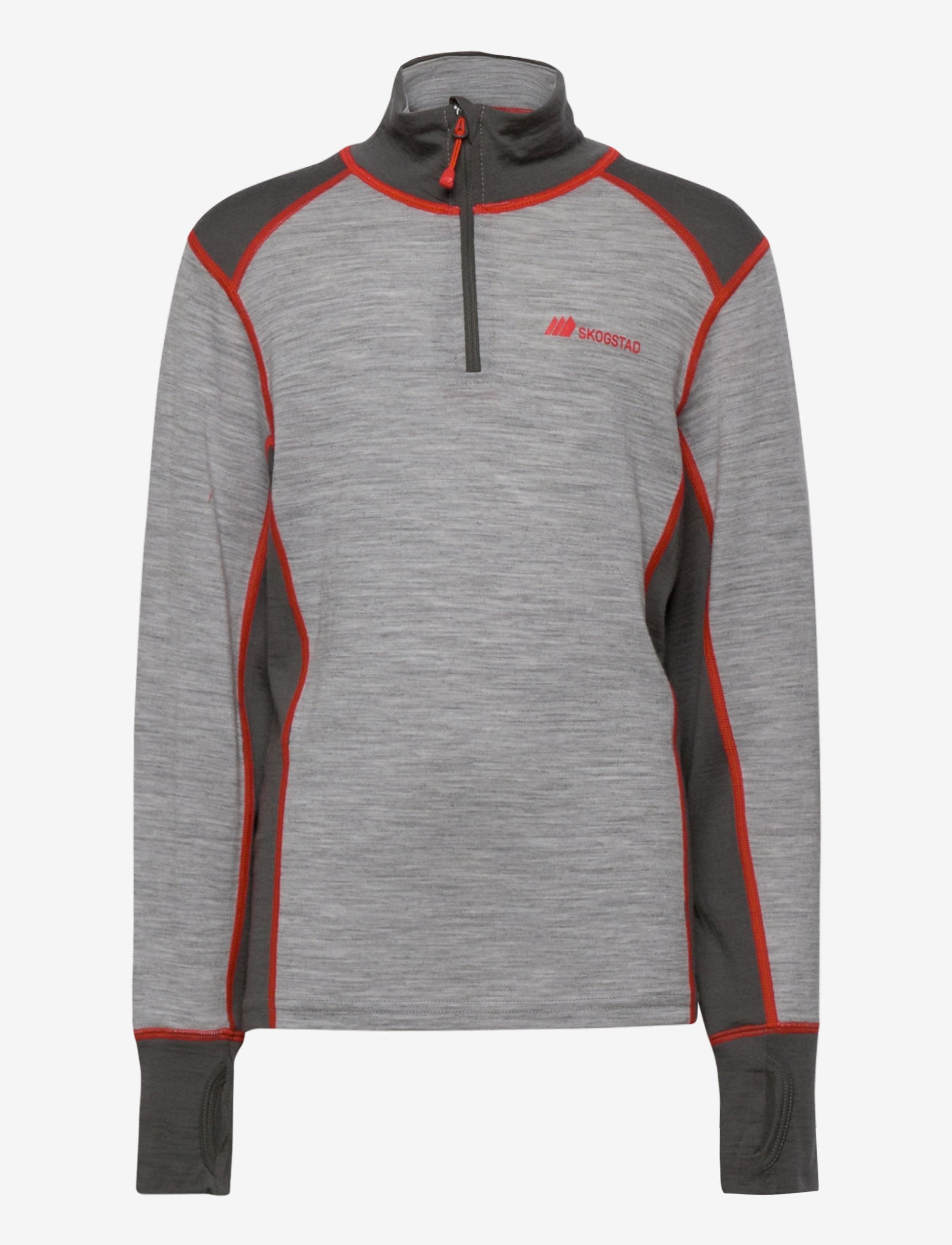 Skogstad - Jostedal Merino wool half-zip - casio grey - 0