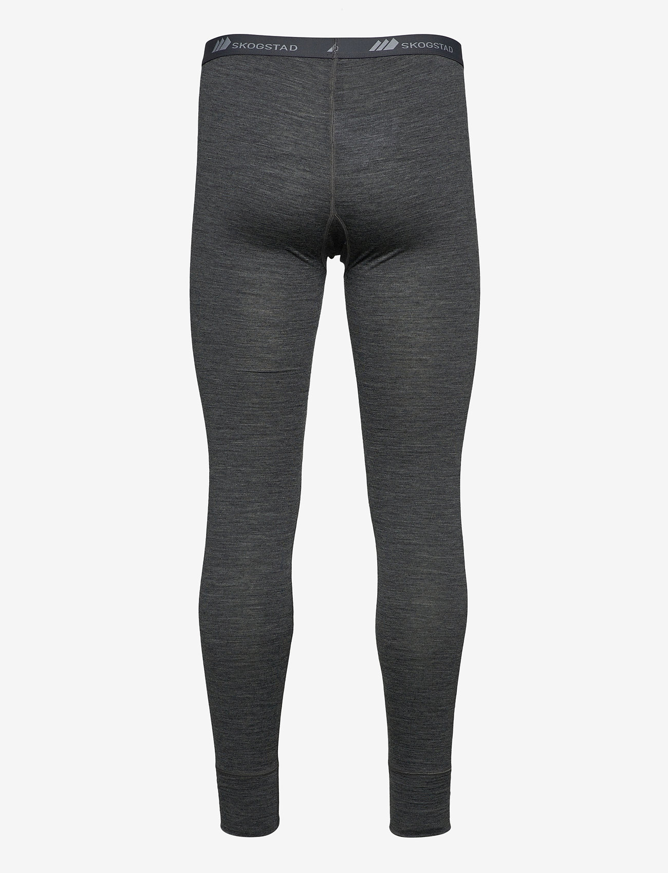 Skogstad - Røstene merino wool longs - mid grey melange - 1