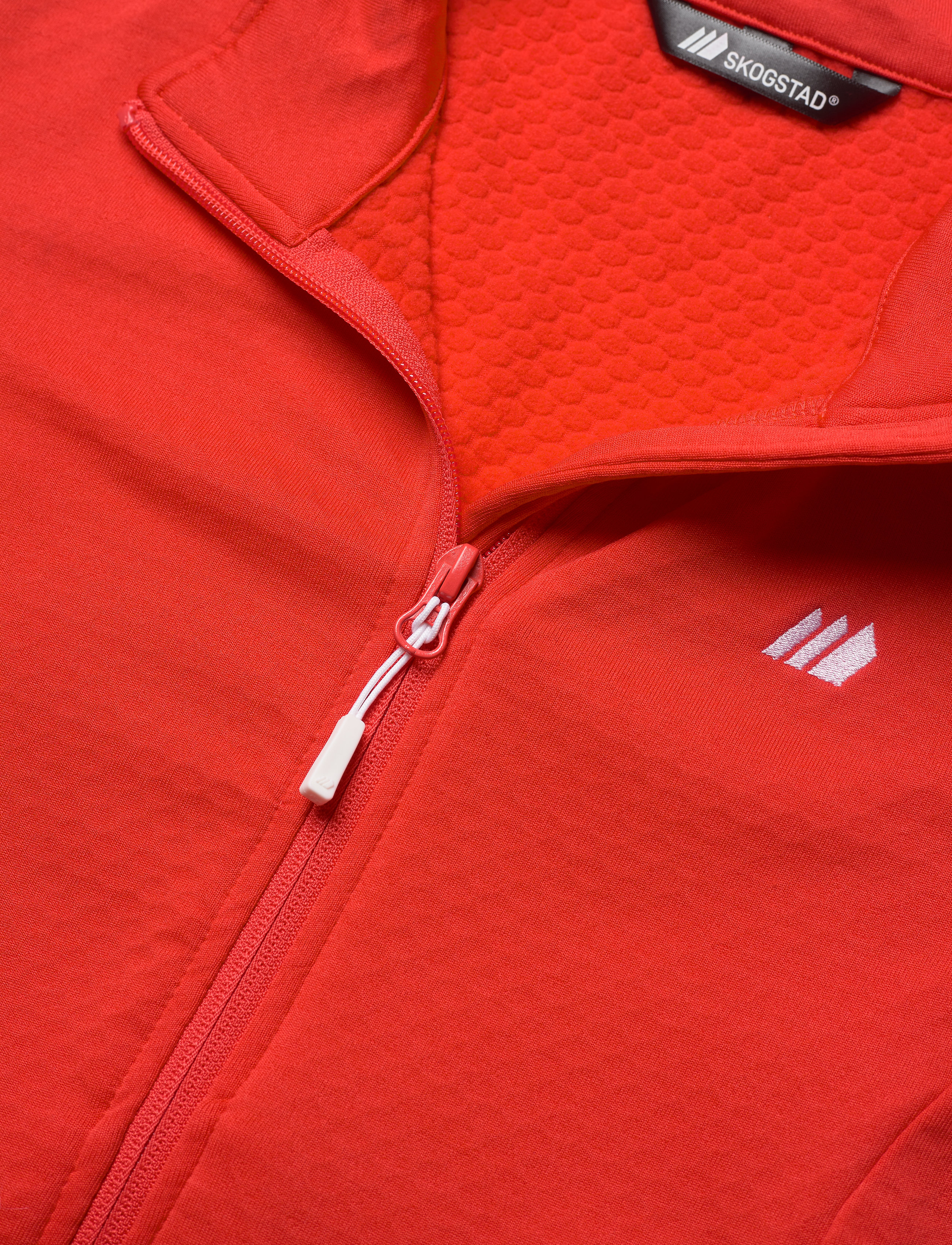 Skogstad - Ervadalen technical fleece jacket - hibiscus red - 2