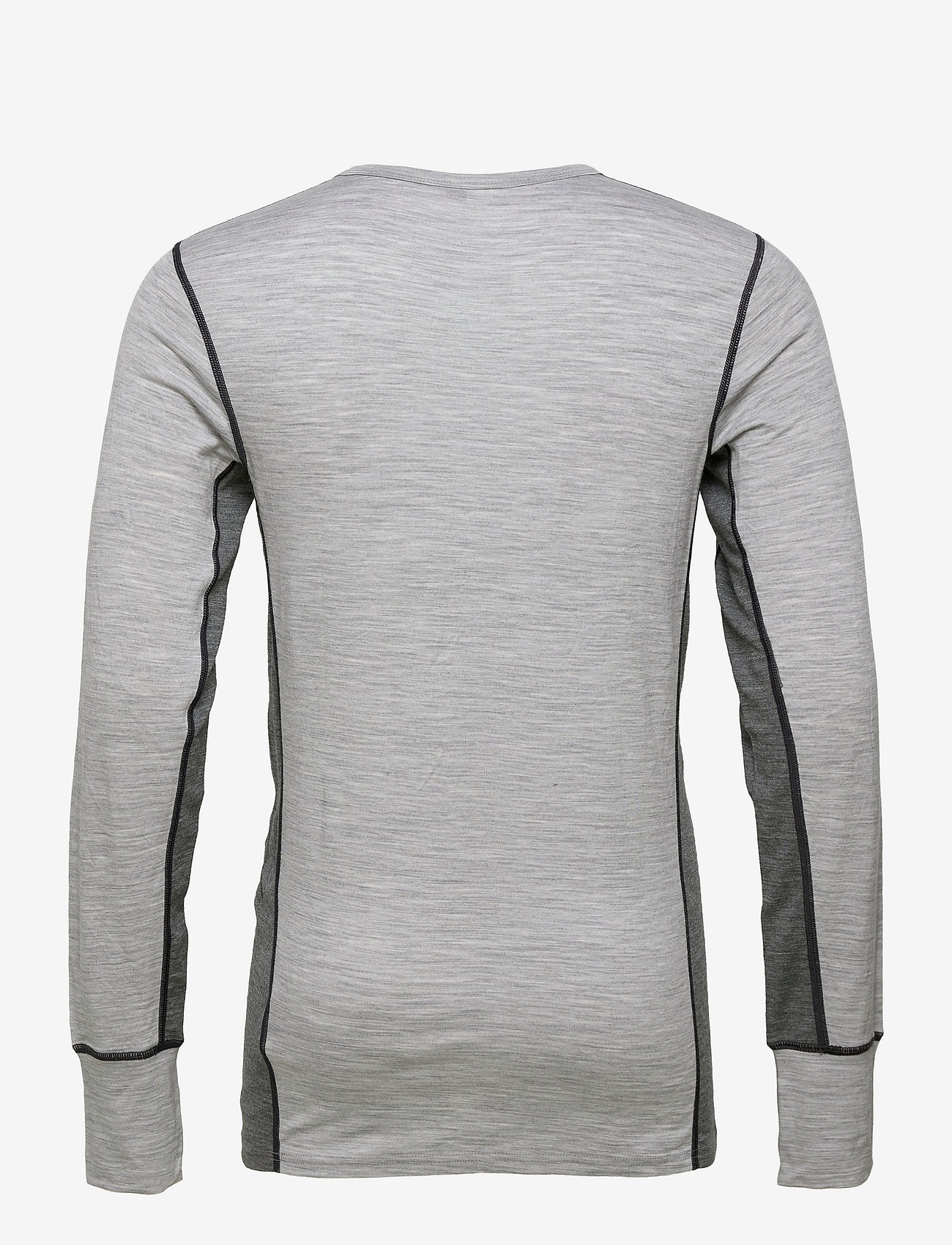 Skogstad - Leknes Merino wool longsleeve - casio grey - 1