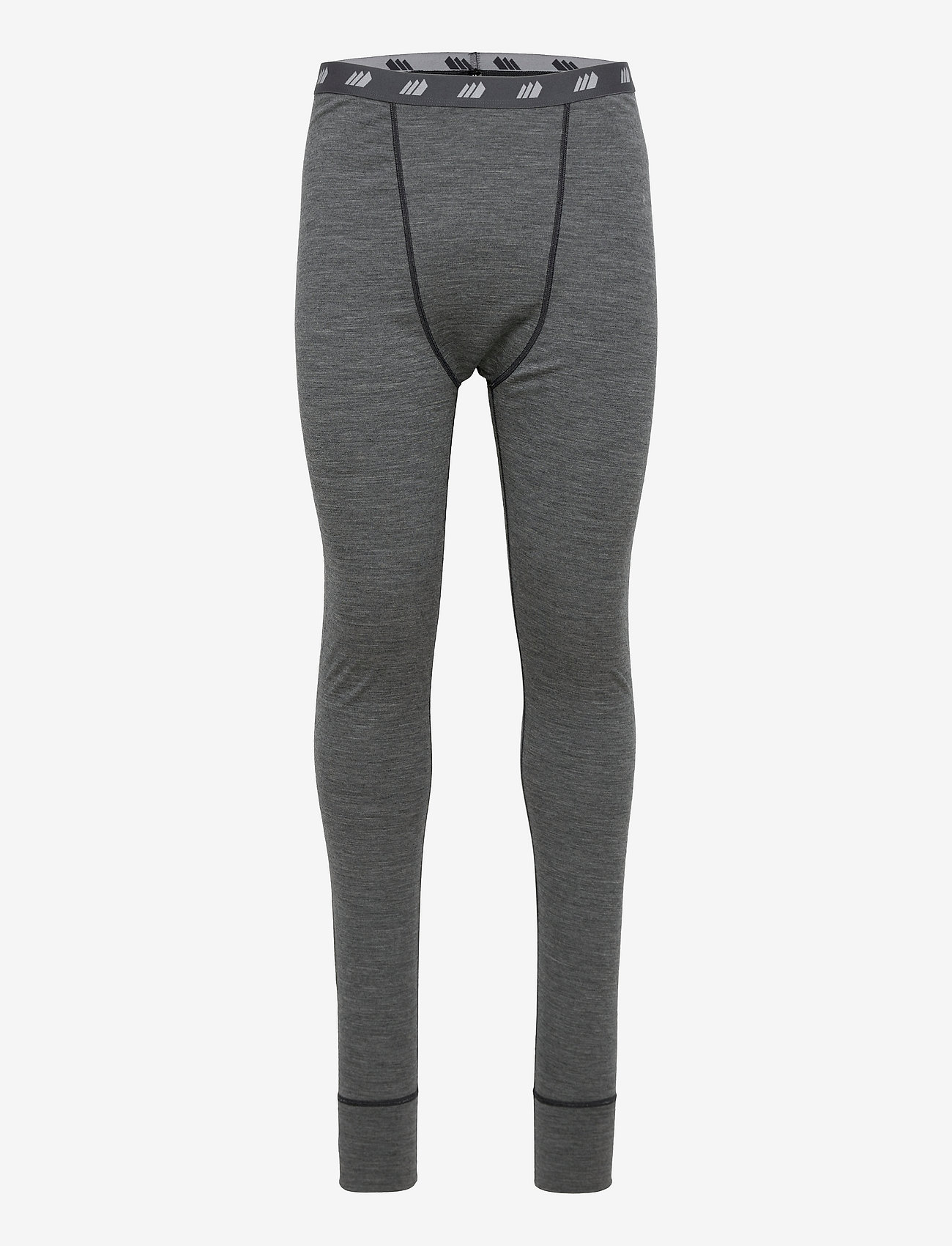 Skogstad - Røstene Merino wool longs - mid grey melange - 0