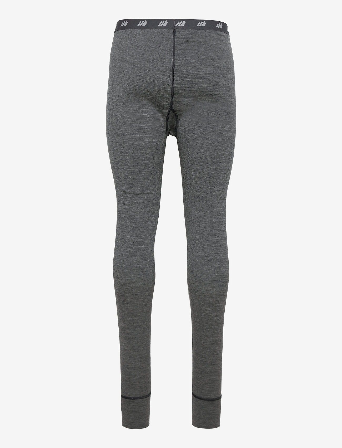 Skogstad - Røstene Merino wool longs - mid grey melange - 1