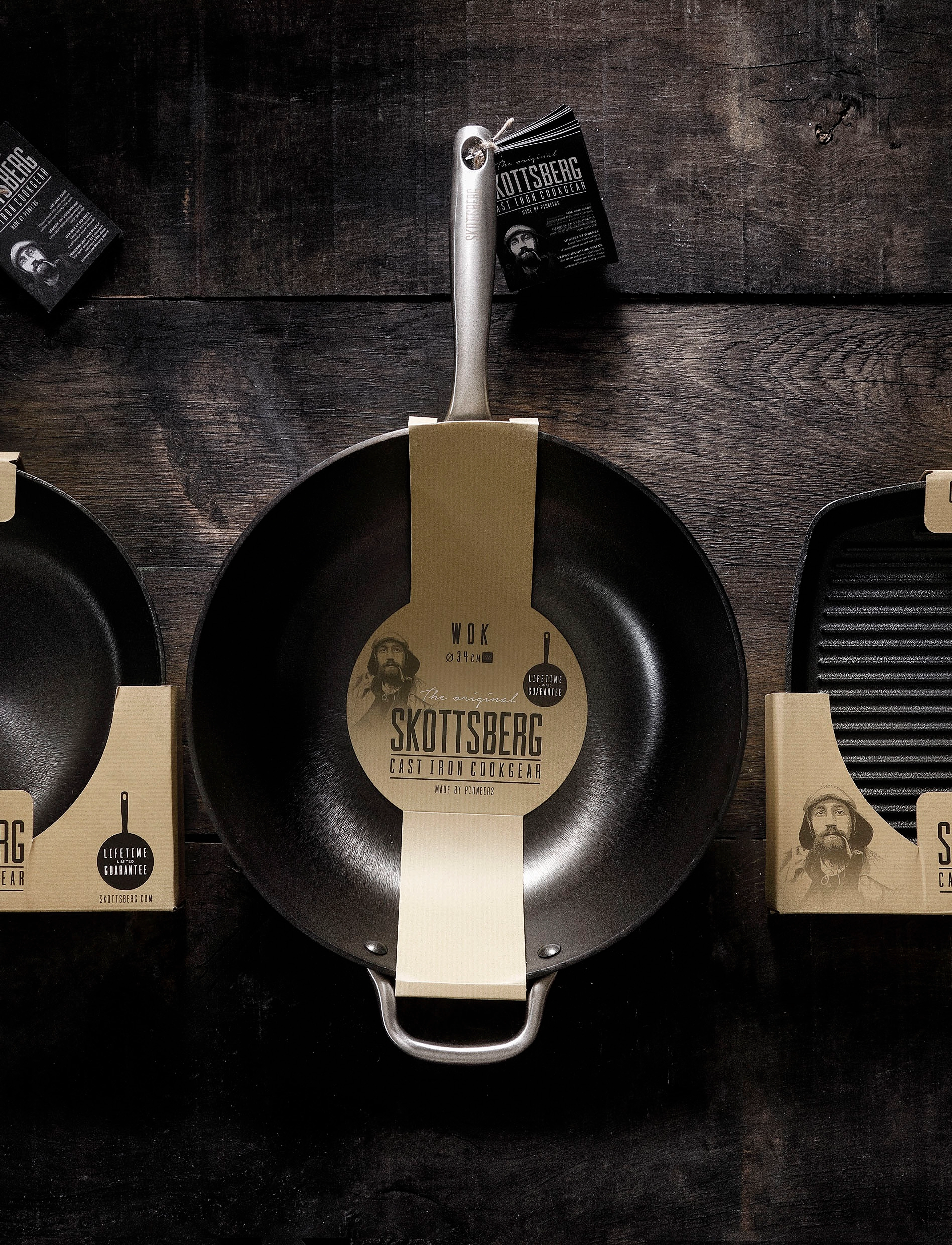 Skottsberg - Grillpan Cast Iron - bratpfannen - black - 5