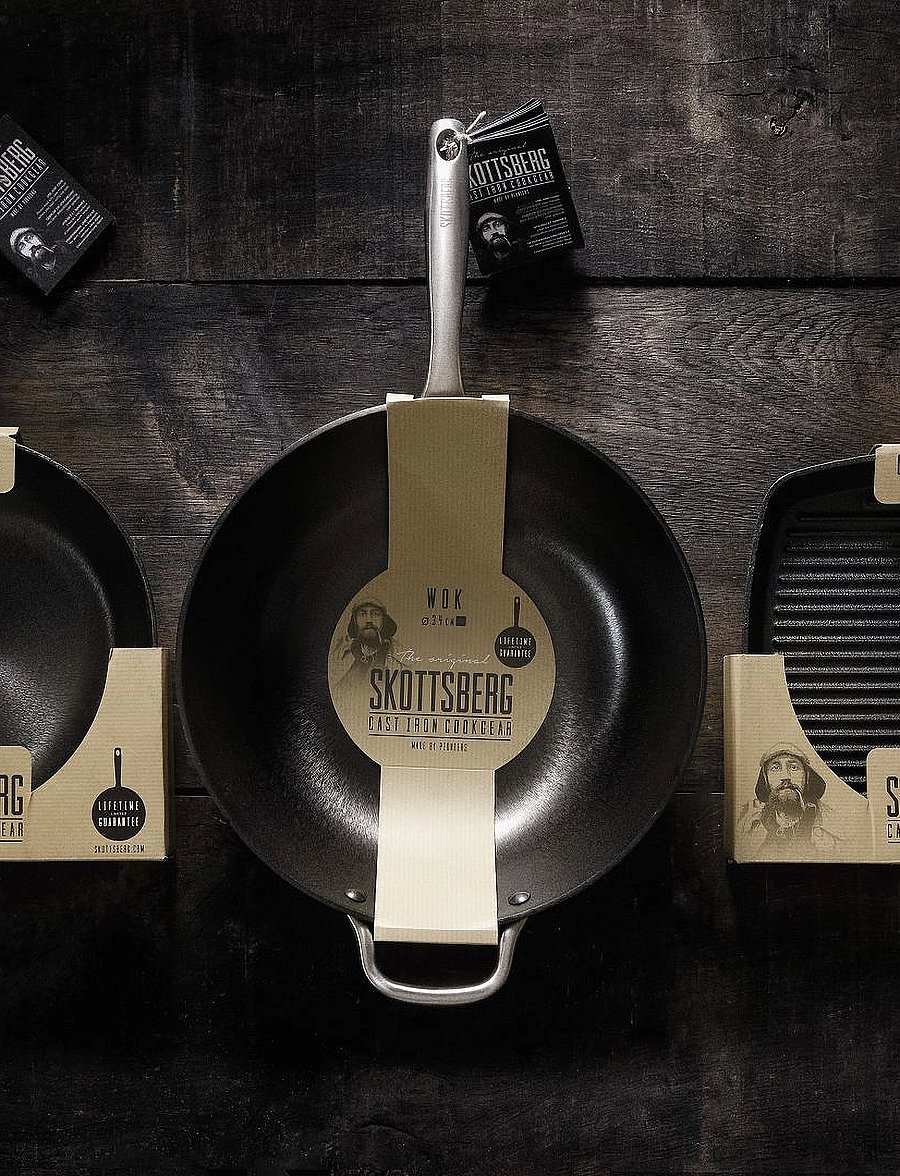 Skottsberg - Frypan Cast Iron - praepannid ja pannid - black - 5