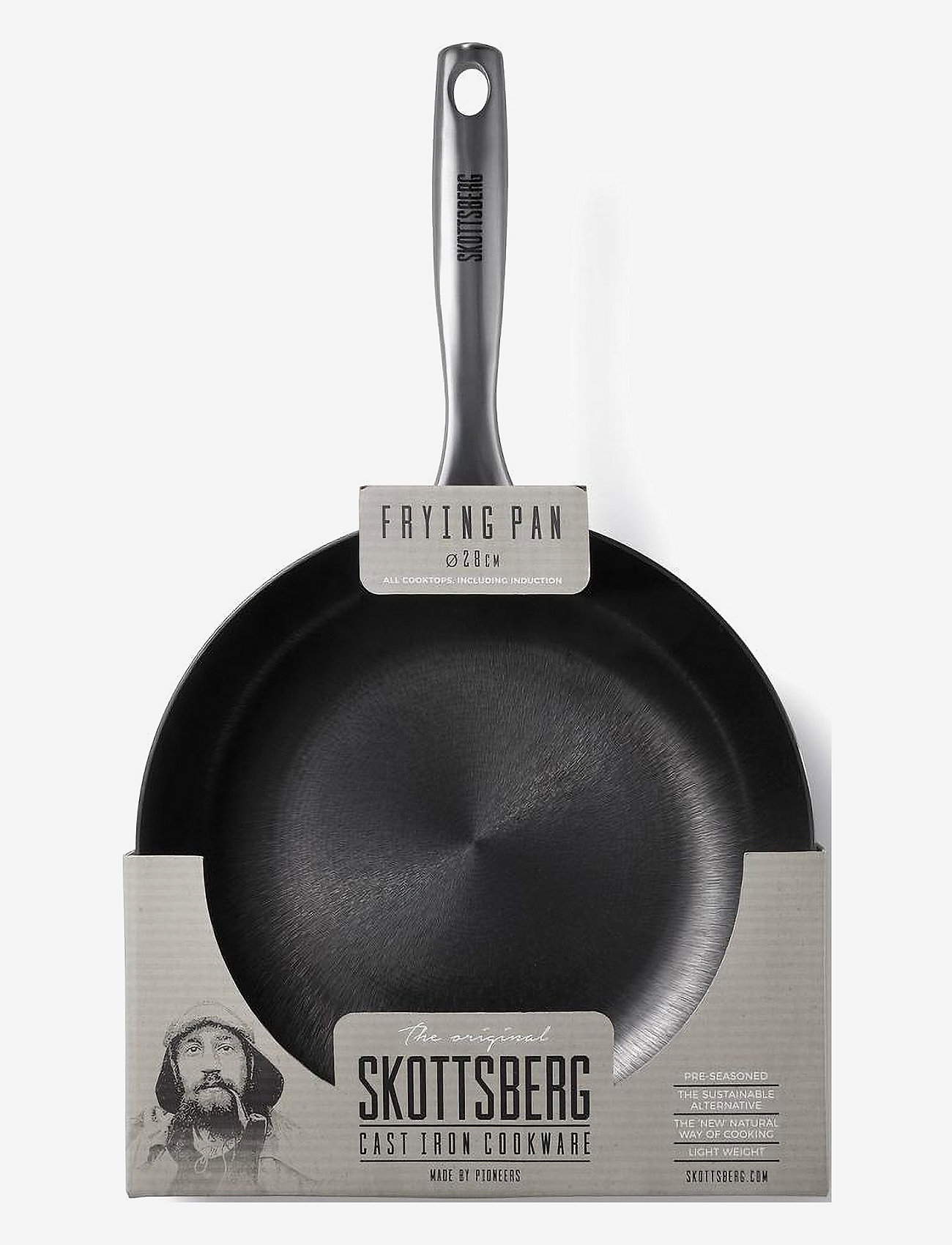 Skottsberg - Frypan Cast Iron - frying pans & skillets - black - 5