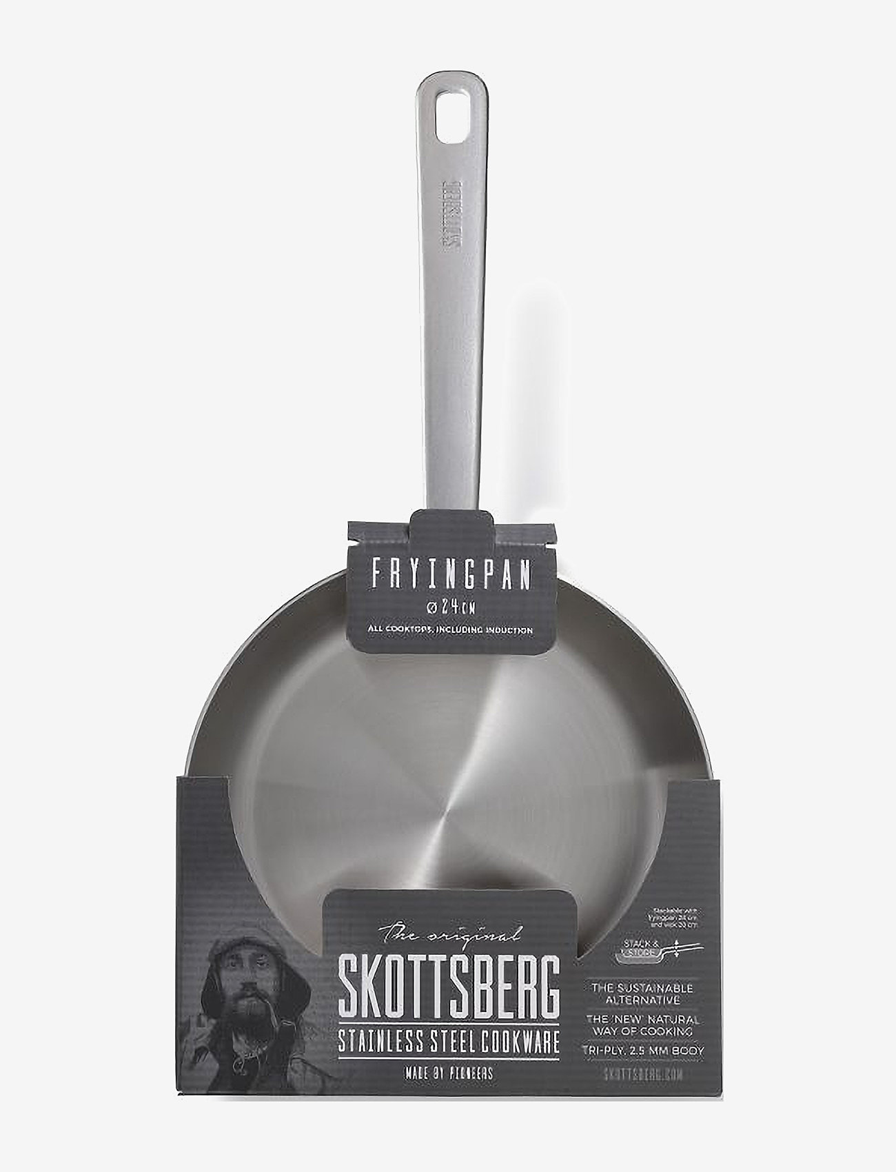 Skottsberg - Frypan - stegepander - silver - 5