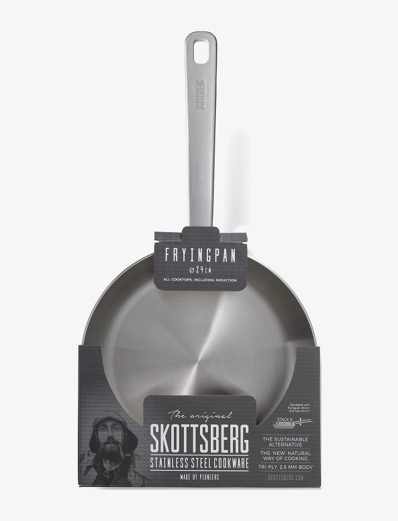 Skottsberg - Frypan - stegepander - silver - 4